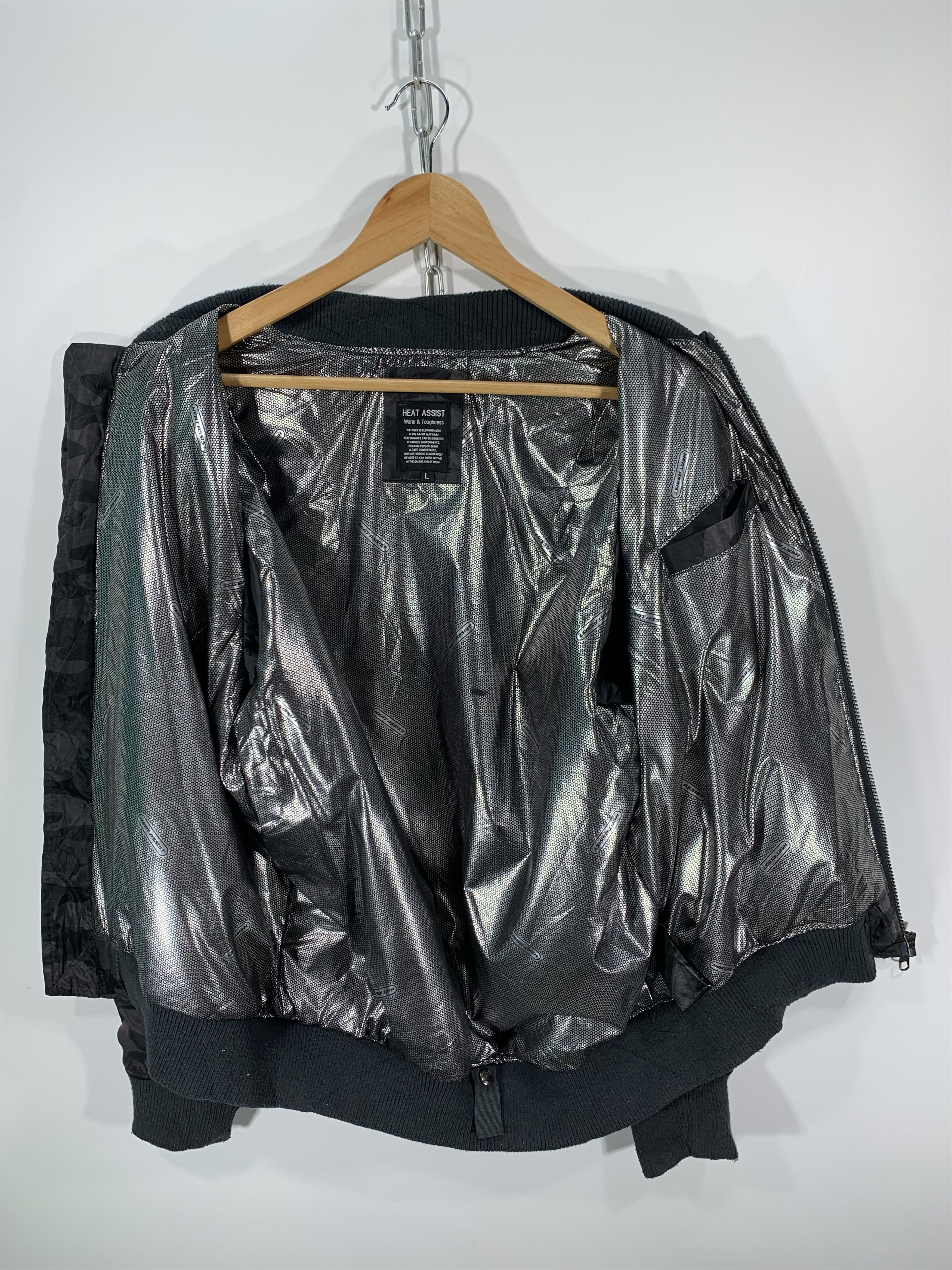 Japanese Brand × Vintage Heat assist Camo Bomber Jacket Size US M / EU 48-50 / 2 - 2 Thumbnail