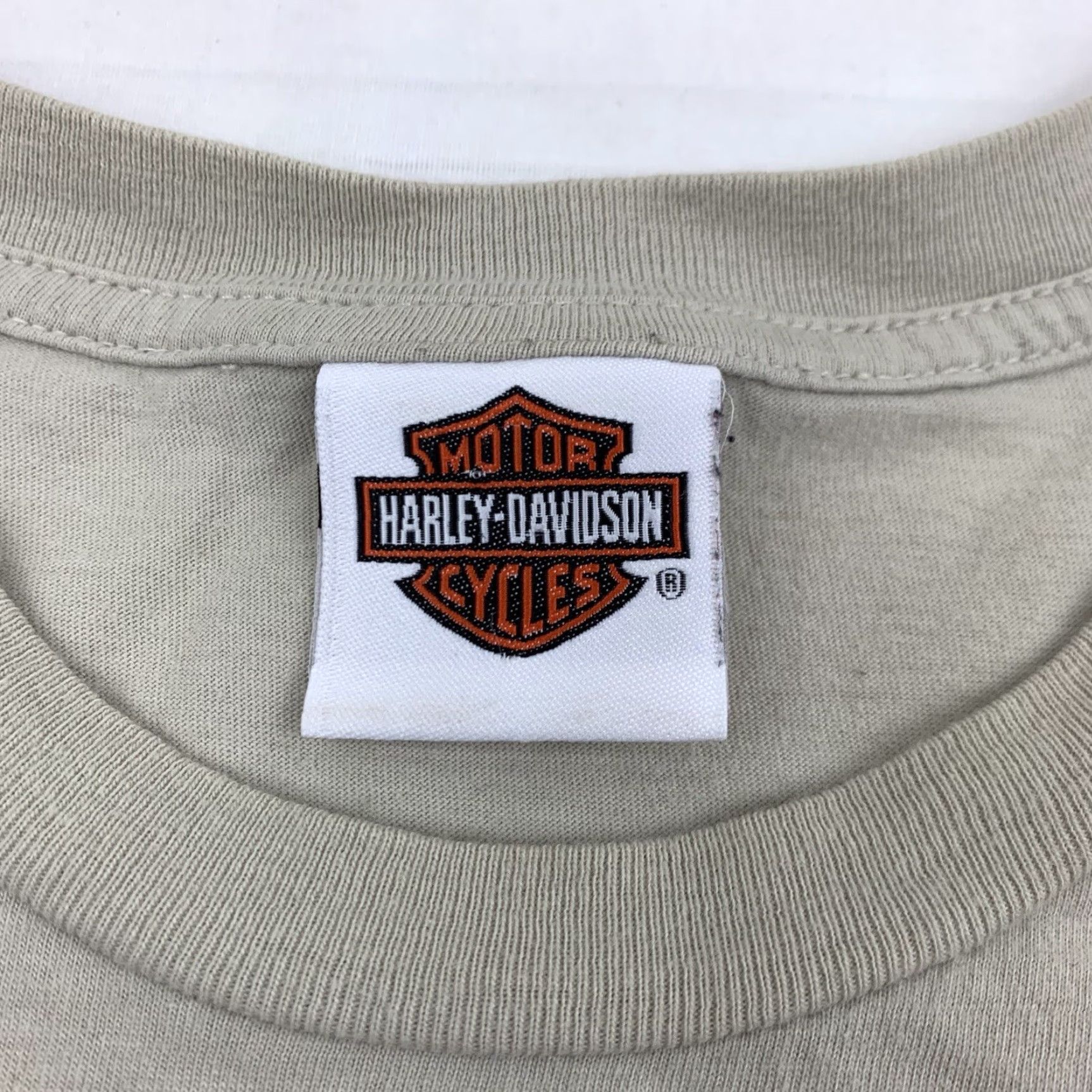 Harley Davidson Harley-Davidson T-Shirt Adult 2XL Tan Khaki Conway Arkansas Biker Motorcycle Shirt Mens Size US XXL / EU 58 / 5 - 3 Thumbnail