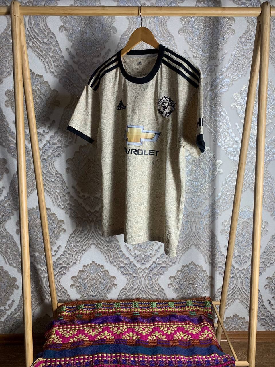 Vintage ADIDAS FC MANCHESTER UNITED ENGLAND SOCCER JERSEY RETRO Y2K Size US L / EU 52-54 / 3 - 3 Thumbnail