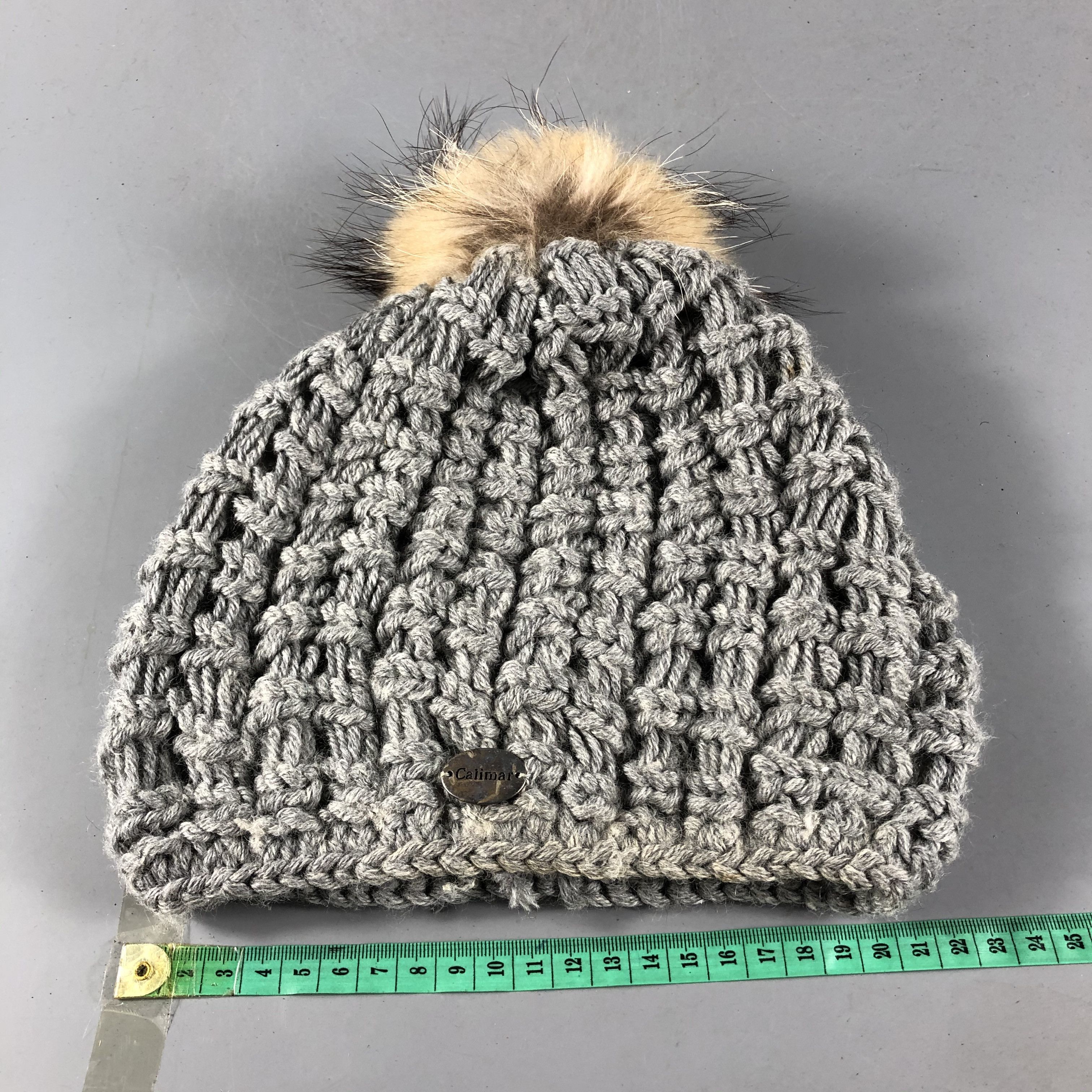 Vintage Calimar Knitted Wool Beanie Snowcap Snow Hat B605 Size ONE SIZE - 3 Thumbnail