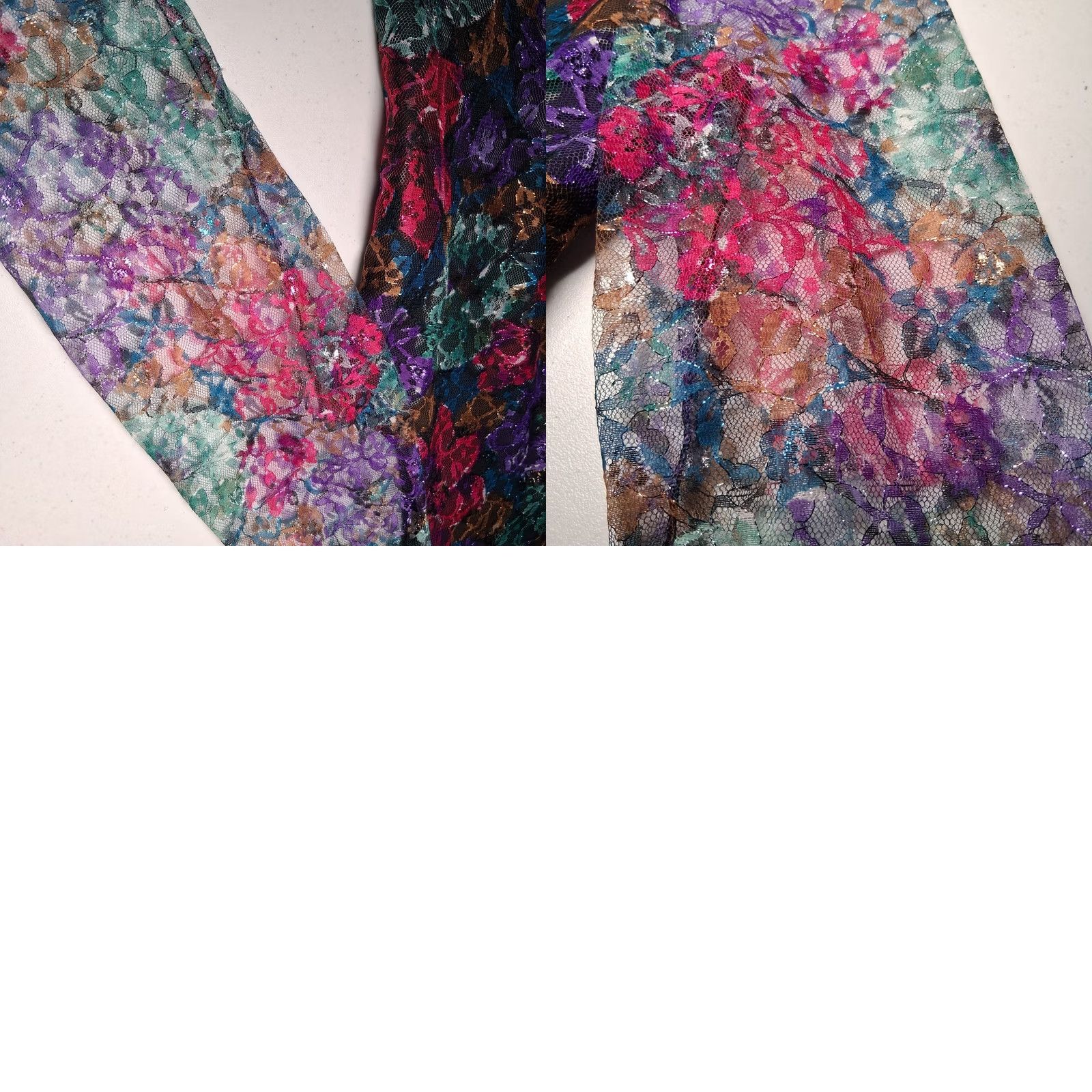 Vintage VINTAGE Pablo Collection Blazer Jacket 22W Plus Size Floral Lace Overlay Dressy Jacket/Blazer Womens Size 3XL / US 20-22 - 11 Thumbnail