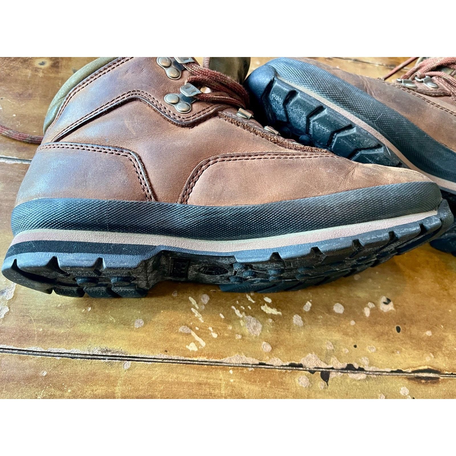 Timberland Vintage Timberland Euro Hiker Boots Leather Mens 8.5M 90s Size US 8.5 / EU 41-42 - 12 Thumbnail