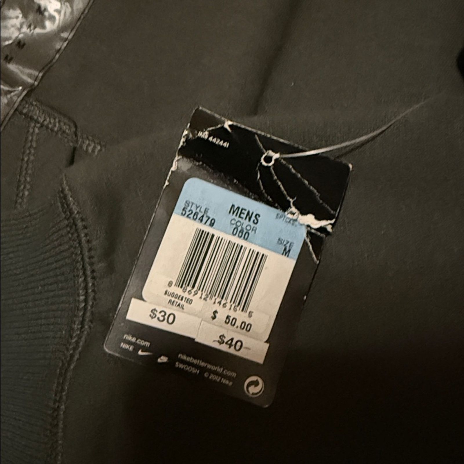 Nike 2012 Nike Spell Out Center Swoosh Hoodie Sweatshirt Size US M / EU 48-50 / 2 - 5 Thumbnail