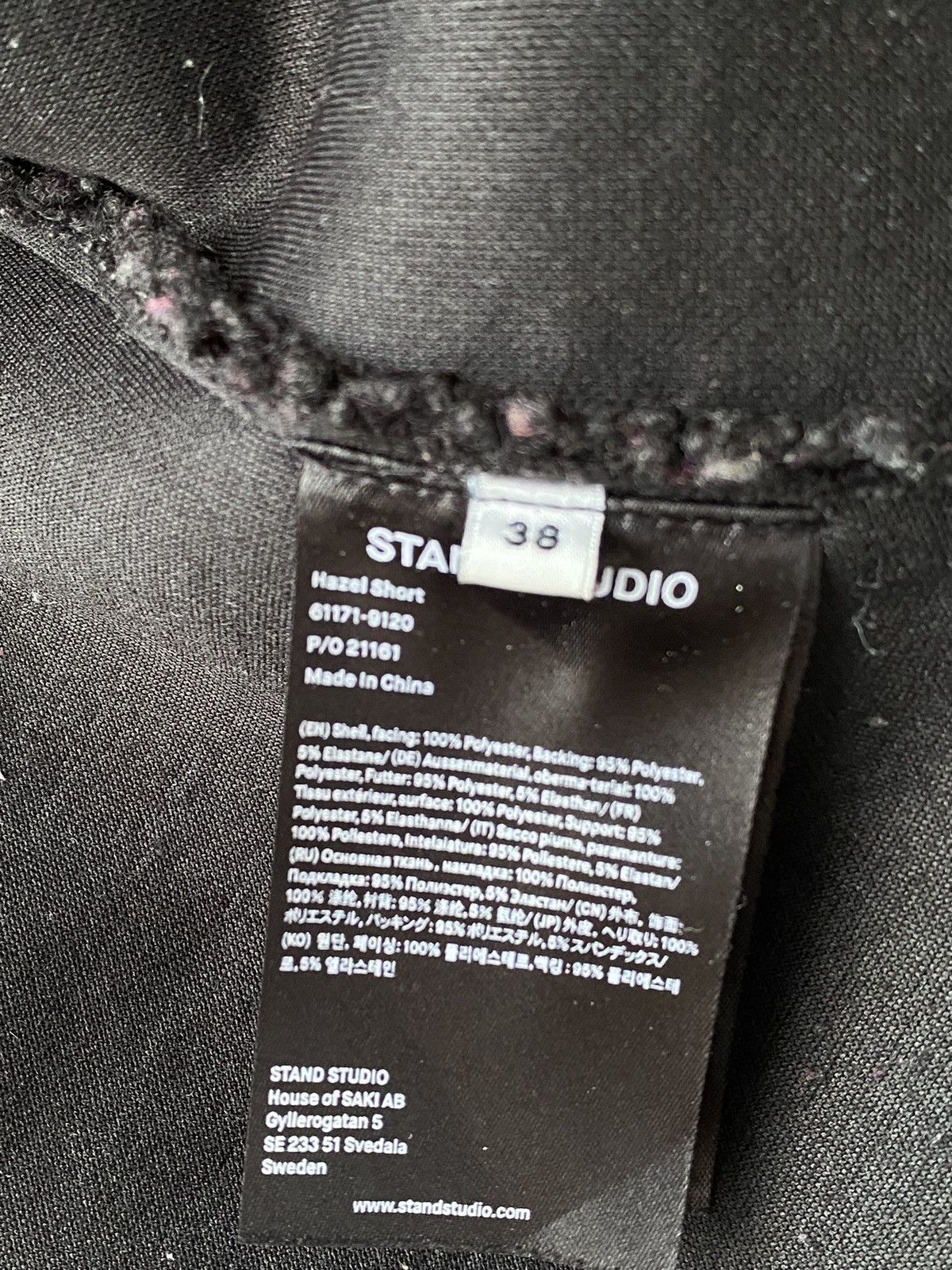 STAND STUDIO Stand Studio Oversized Kristy Eco-Shearling Black Jacket Size M / US 6-8 / IT 42-44 - 9 Thumbnail
