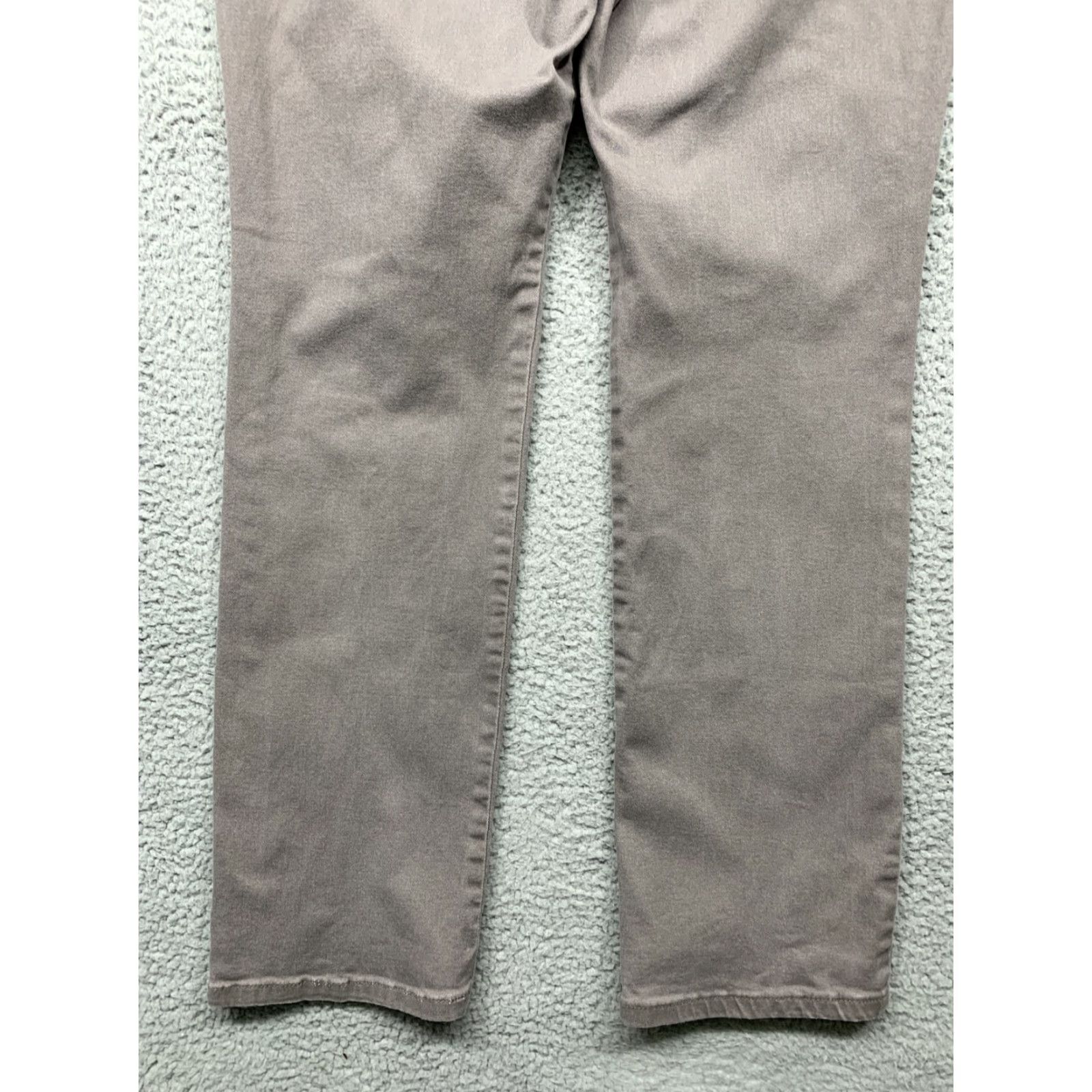 Lee Lee Women's Denim Pants 12M Slim Straight Leg Hi-Rise Light Brown Slim’g Denim Pants Size 34" / US 12 / IT 48 - 6 Thumbnail