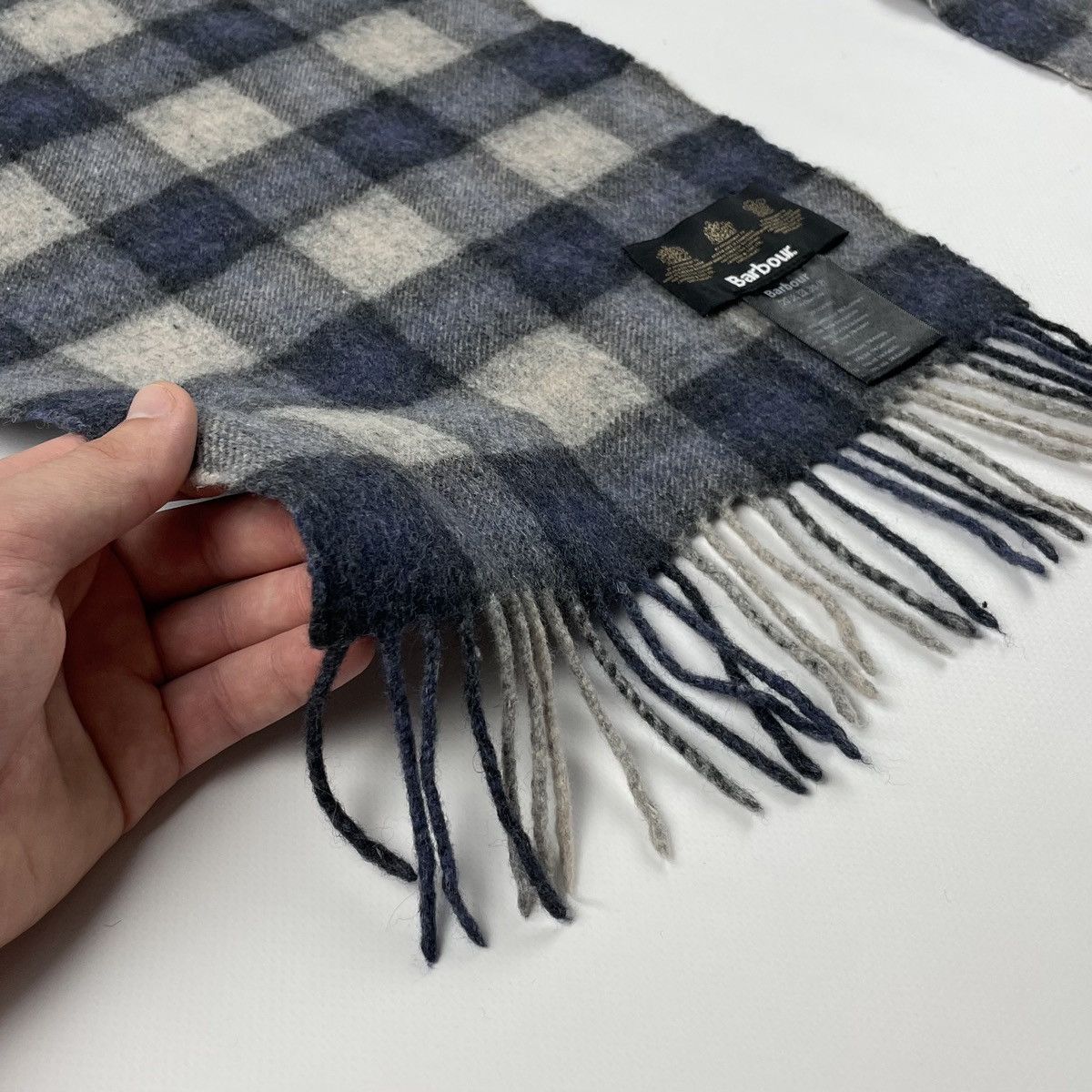 Barbour Vintage Barbour Wool Scarf Size ONE SIZE - 9 Thumbnail