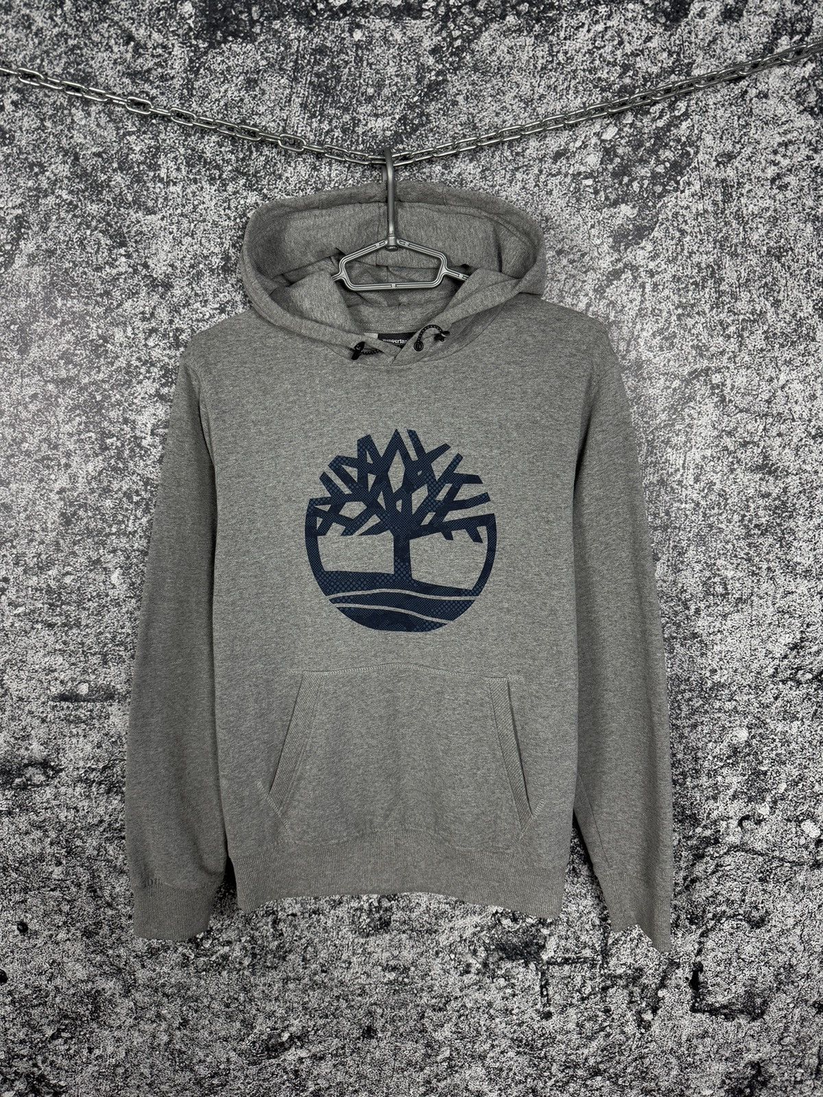 Timberland Men’s Timberland Hoodie Big Logo Grey Pullover Size S Size US S / EU 44-46 / 1 - 1 Thumbnail