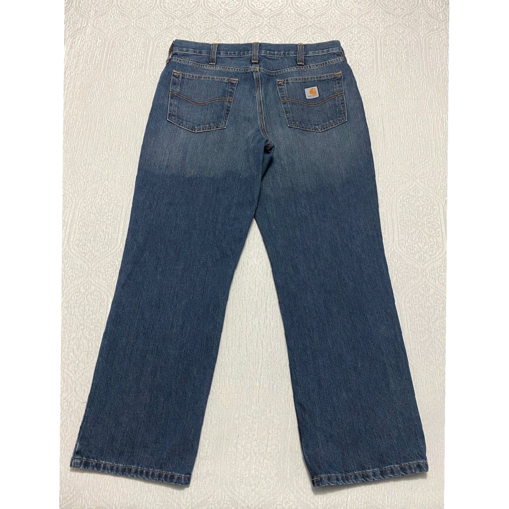 Carhartt Carhartt Jeans 101483-968 Men's Relaxed Fit Blue 36×30 Straight Size US 36 / EU 52 - 3 Thumbnail