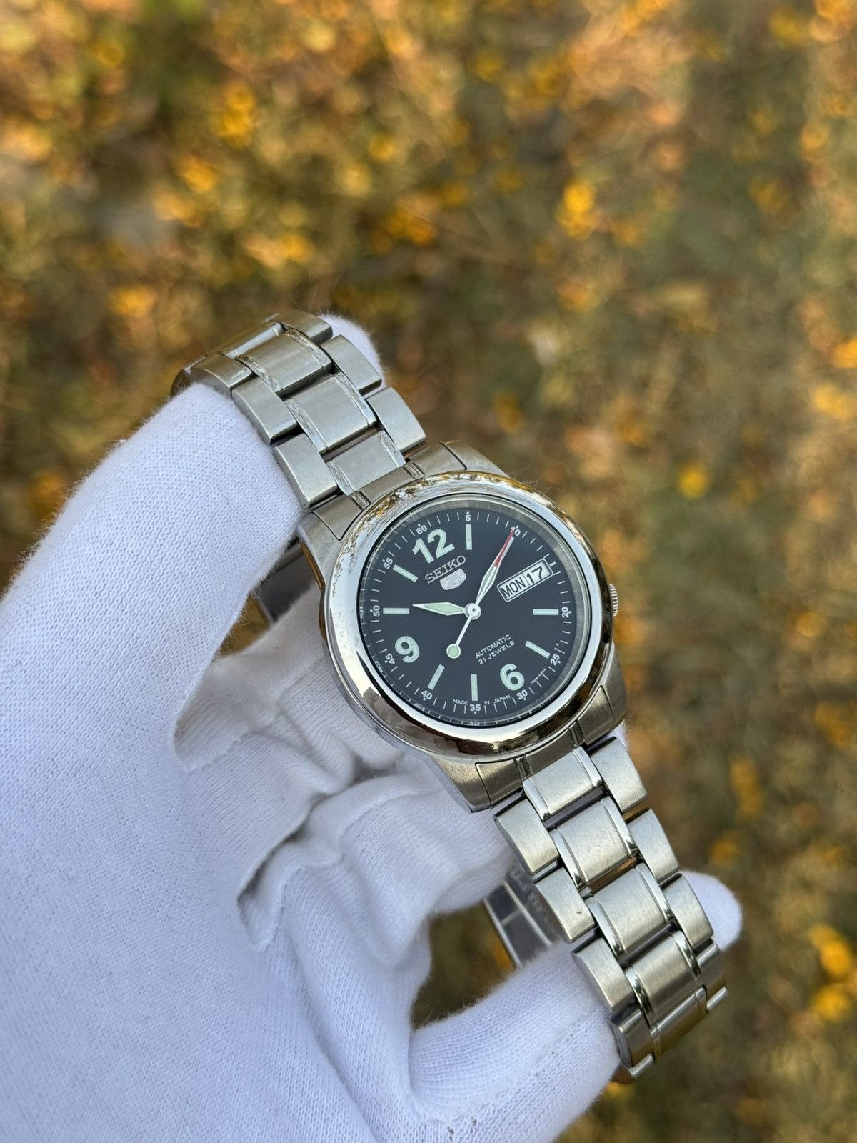 Seiko Vintage jumbo Seiko 5 Automatic 7s26 ,japan Made wrist Watch Size 36 - 7 Thumbnail