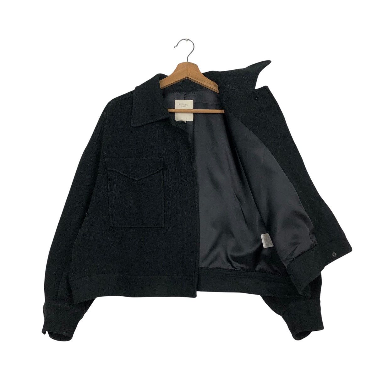 Beams Plus 📌Vintage Wool Biker Jacket B Ming Beams Issey Miyake Size US M / EU 48-50 / 2 - 12 Thumbnail