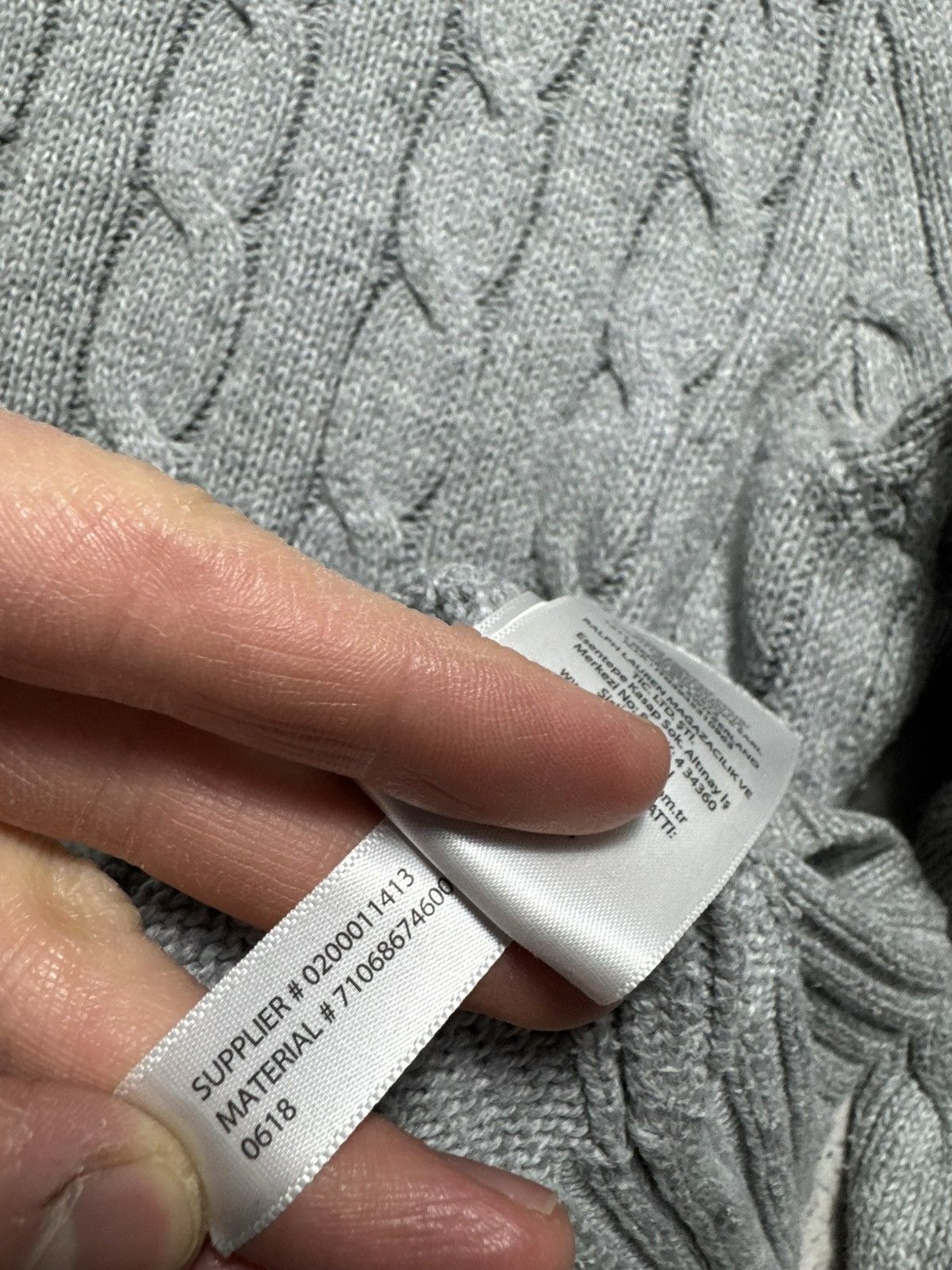 Polo Ralph Lauren Polo Ralph Lauren Knitted Sweater Size M Gray Size US M / EU 48-50 / 2 - 7 Thumbnail