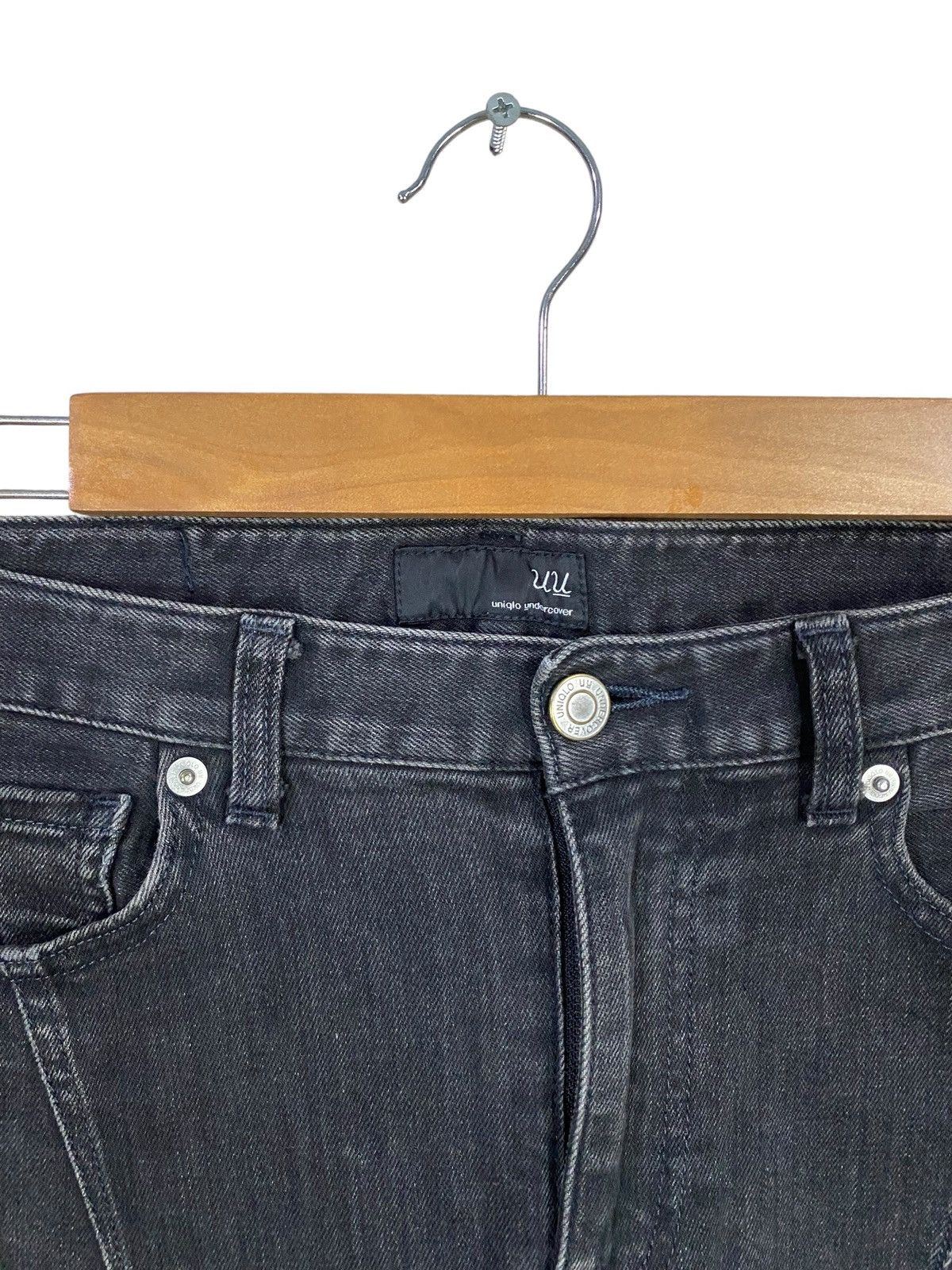 Undercover × Uniqlo Uniqlo x undercover black strech denim Size US 30 / EU 46 - 8 Thumbnail