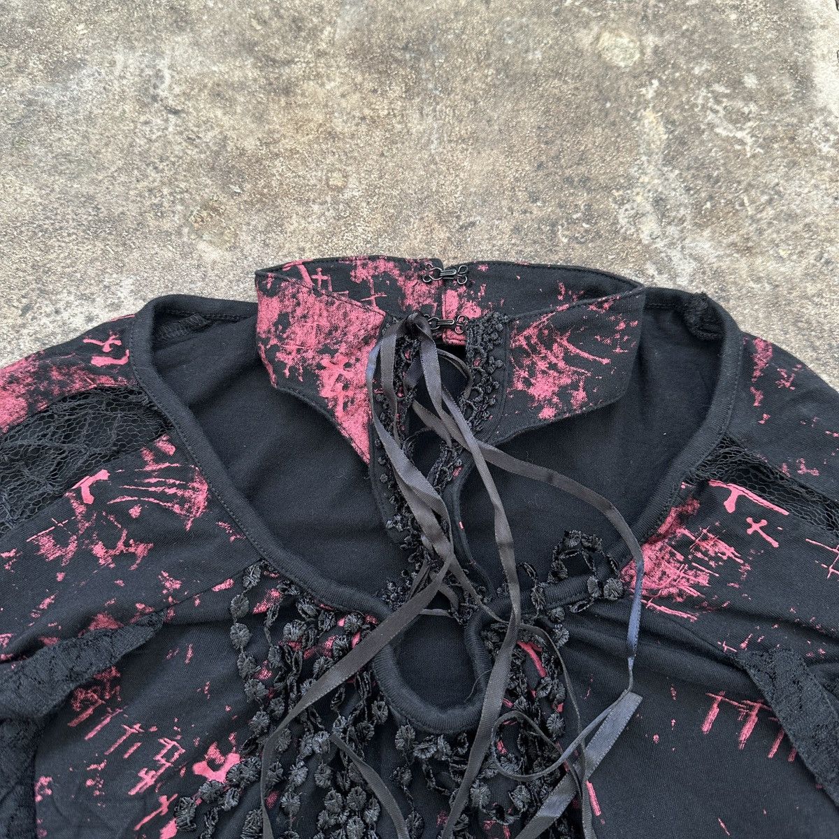 Beauty Beast × Seditionaries Vintage PunkRave Blouse Size M / US 6-8 / IT 42-44 - 8 Thumbnail