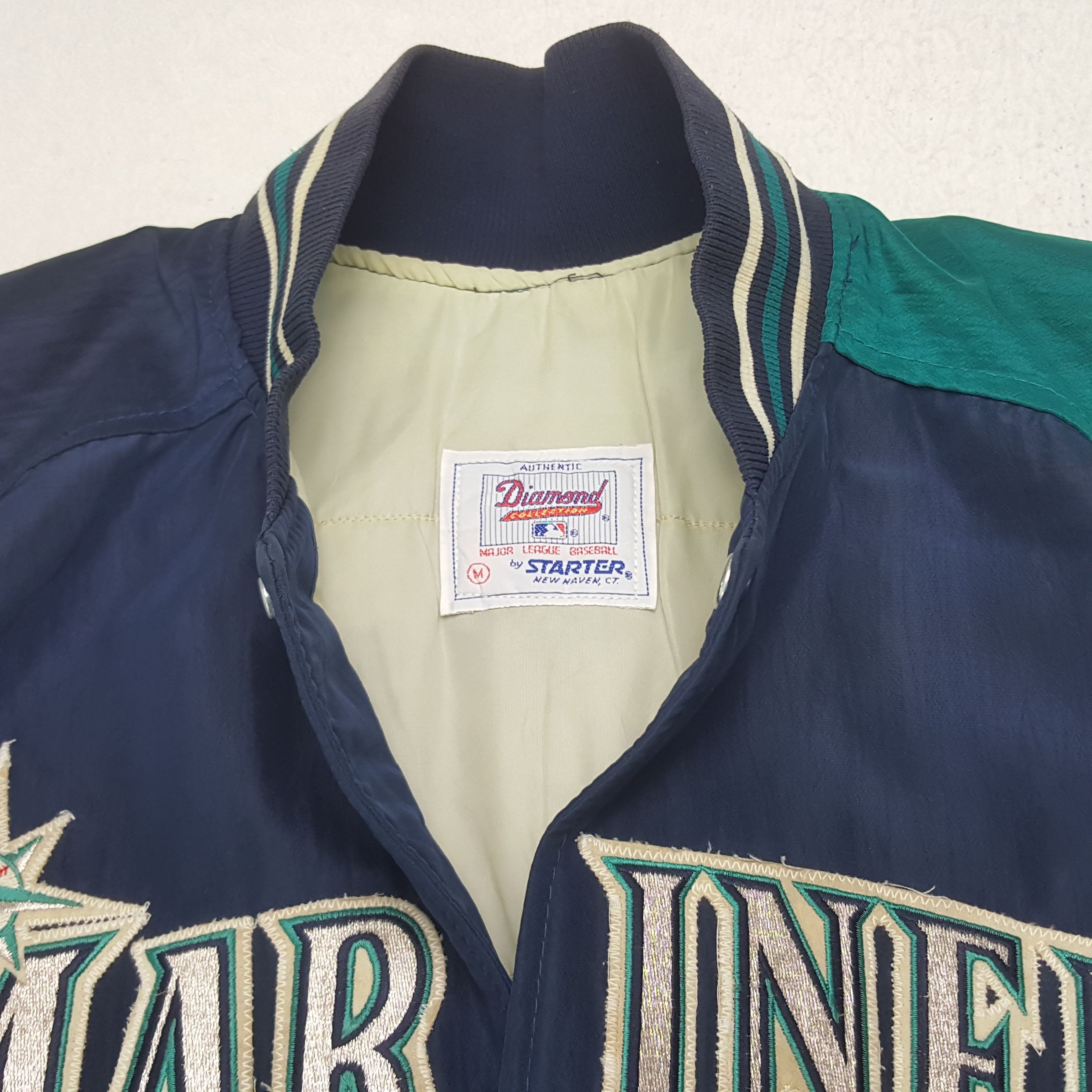 Starter Vintage Mariners American Baseball MLB Jacket C291N22 Size US XL / EU 56 / 4 - 5 Thumbnail