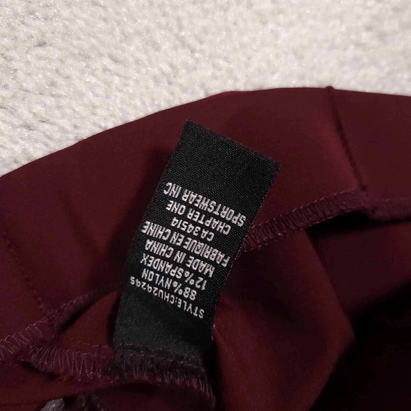 Nicole Miller Nicole Miller Pants Womens Small Burgundy High Rise Slim Stretch Dress Workwear Size 28" / US 6 / IT 42 - 5 Thumbnail