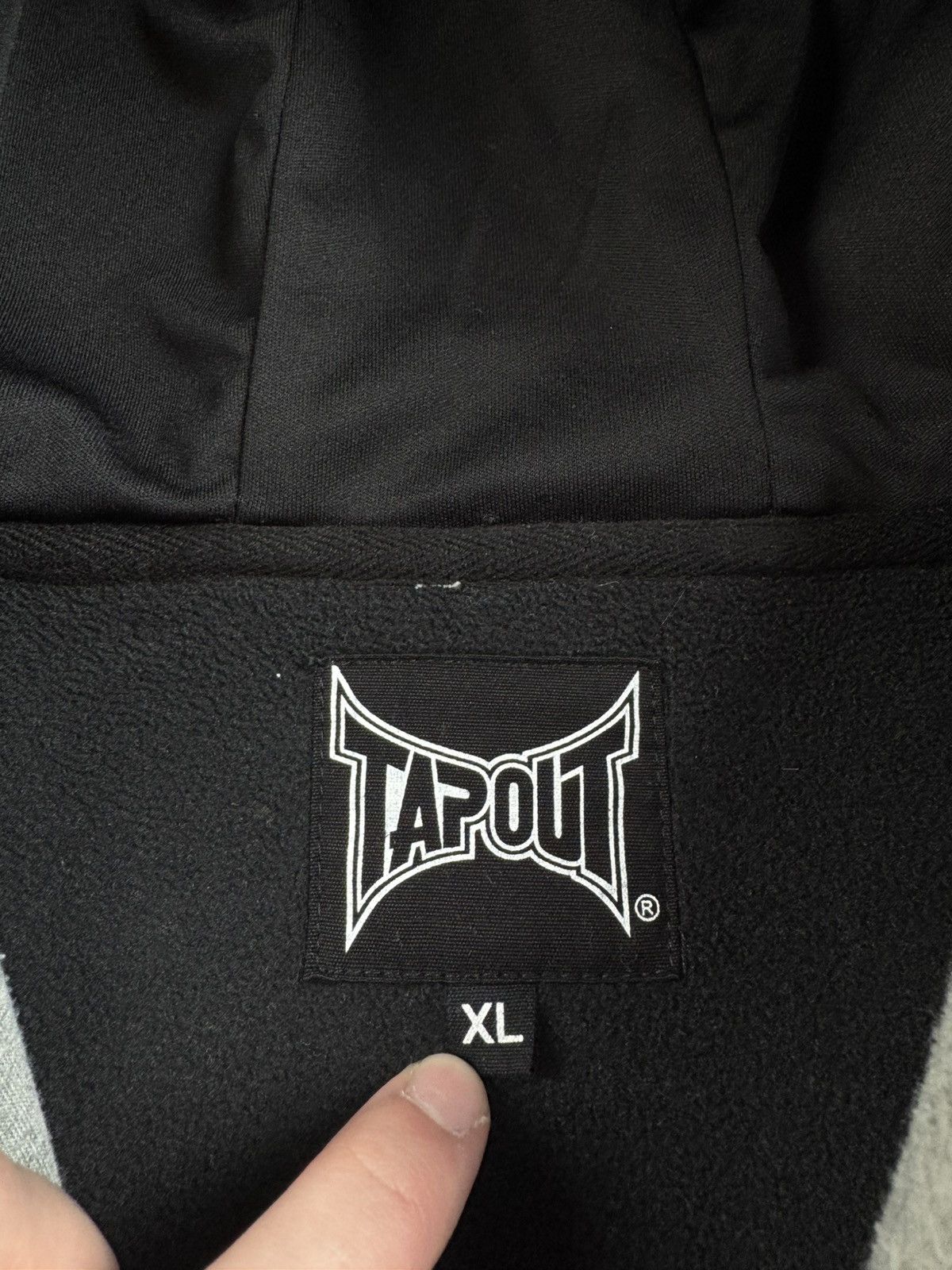 Tapout Tapout Men’s XL Gray Hip Hop USA Y2K Rap Zip Bomber Hoodie Pullover Sweatshirt Size US XL / EU 56 / 4 - 8 Thumbnail
