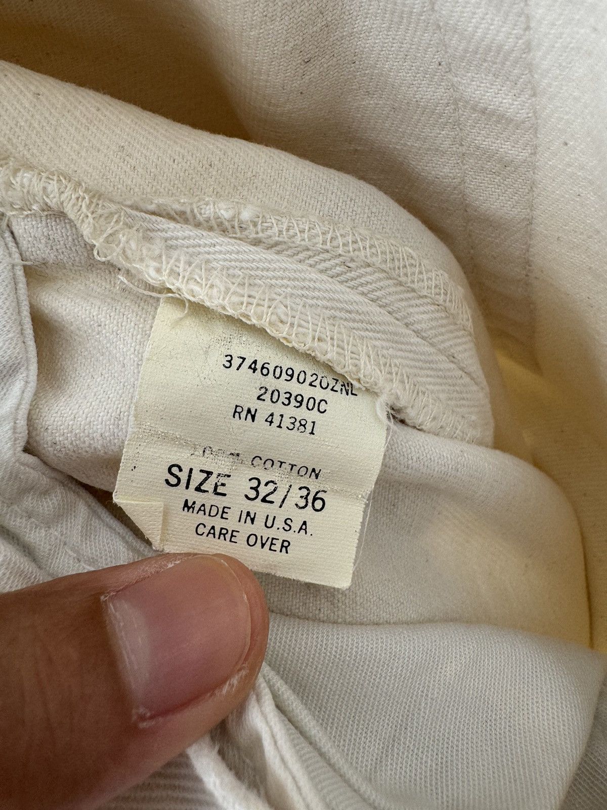 RRL Ralph Lauren Double RL White Denim Size US 32 / EU 48 - 5 Thumbnail