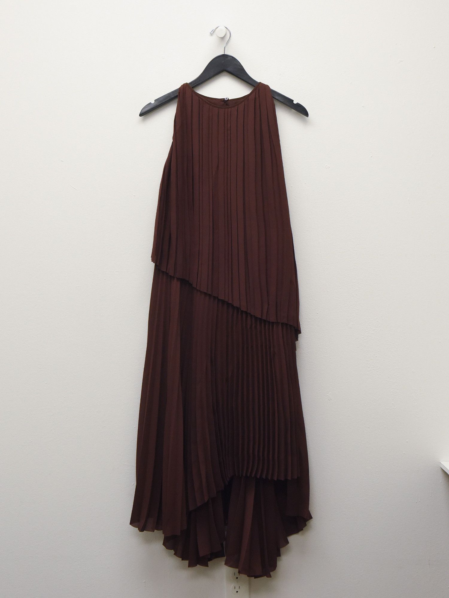 Fabiana Filippi FABIANA FILIPPI Pleated Asymmetric Dress Size S / US 4 / IT 40 - 1 Thumbnail