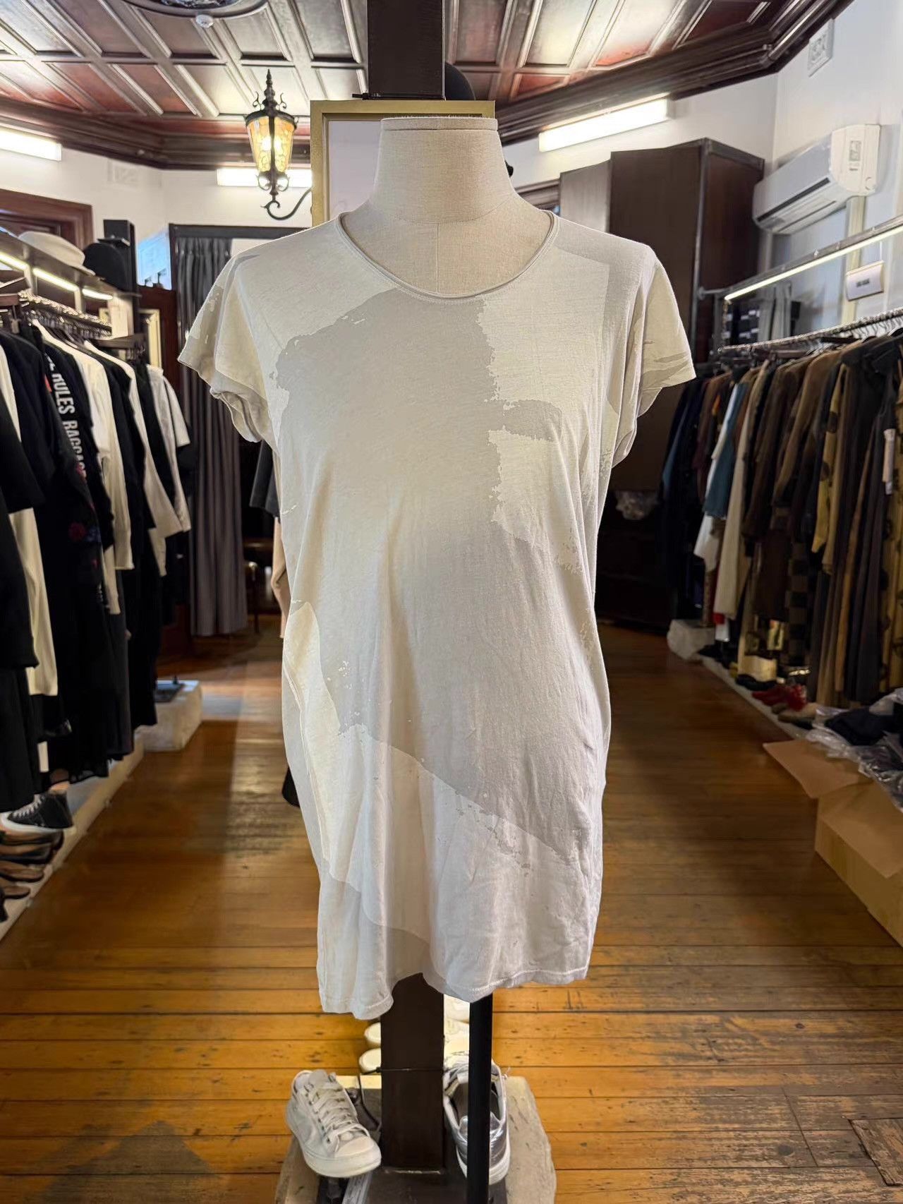 Julius MA_JULIUS 12SS White Printed Short Sleeve T-shirt Ｑ25 Size US M / EU 48-50 / 2 - 1 Thumbnail