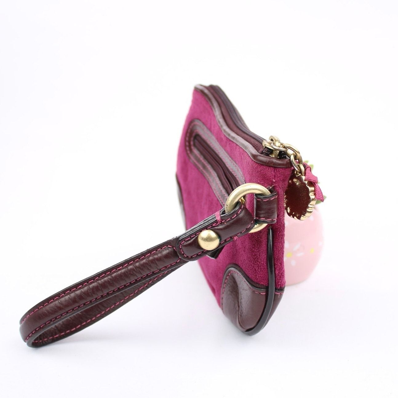 Juicy Couture Juicy Couture Y2K Vintage Suede Wristlet Size ONE SIZE - 4 Thumbnail