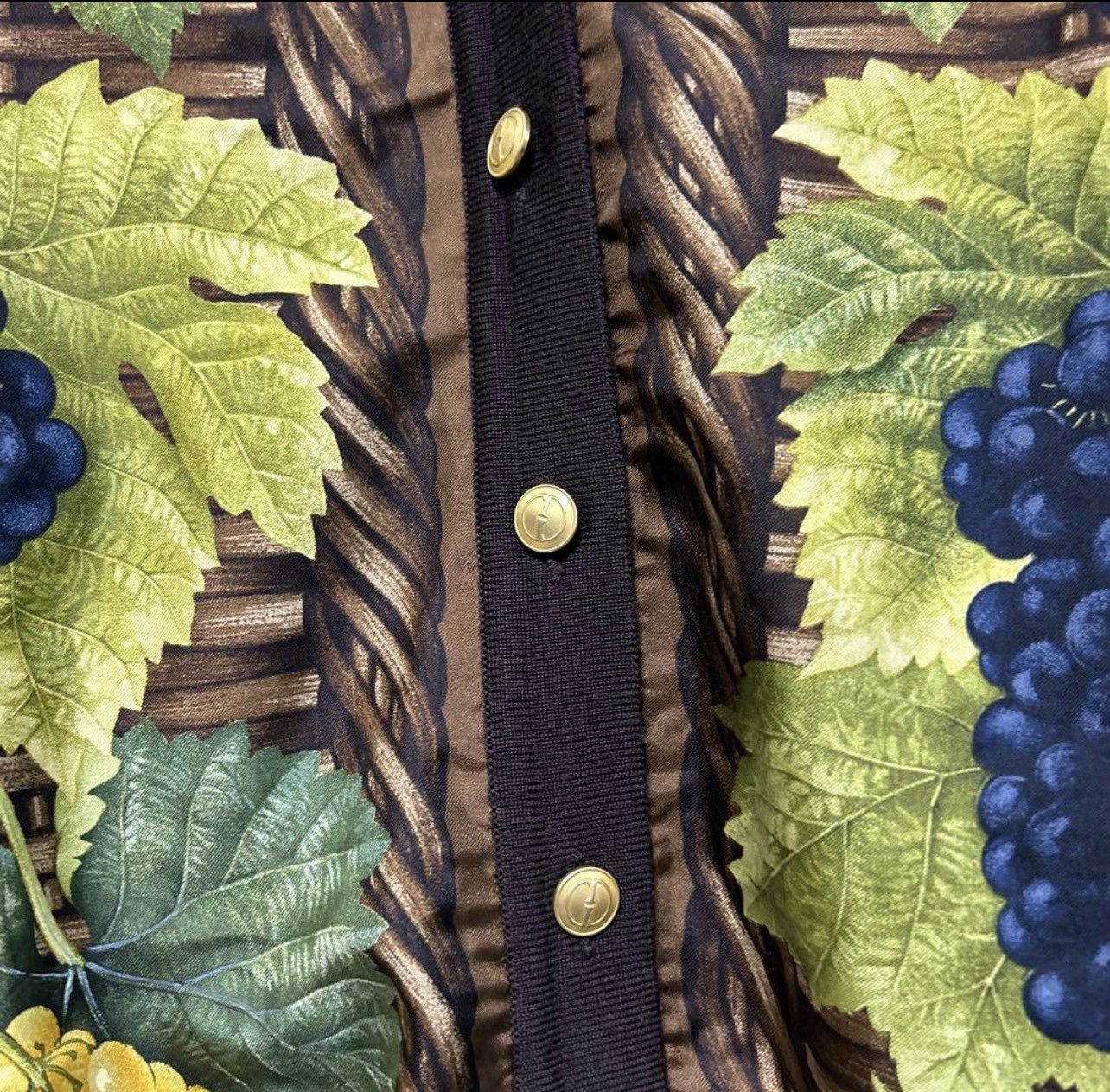 Gucci Gucci fruits pattern Cardigan Button up Jacket M Wool 100% Size M / US 6-8 / IT 42-44 - 3 Thumbnail