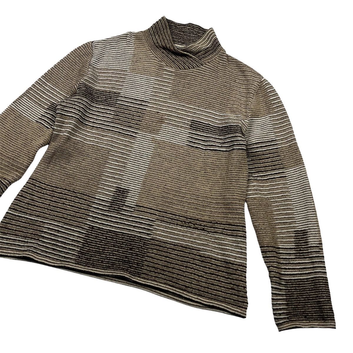 Missoni × Vintage Missoni Sport Vintage Wool Abstract Knitted Sweater Size L / US 10 / IT 46 - 3 Thumbnail