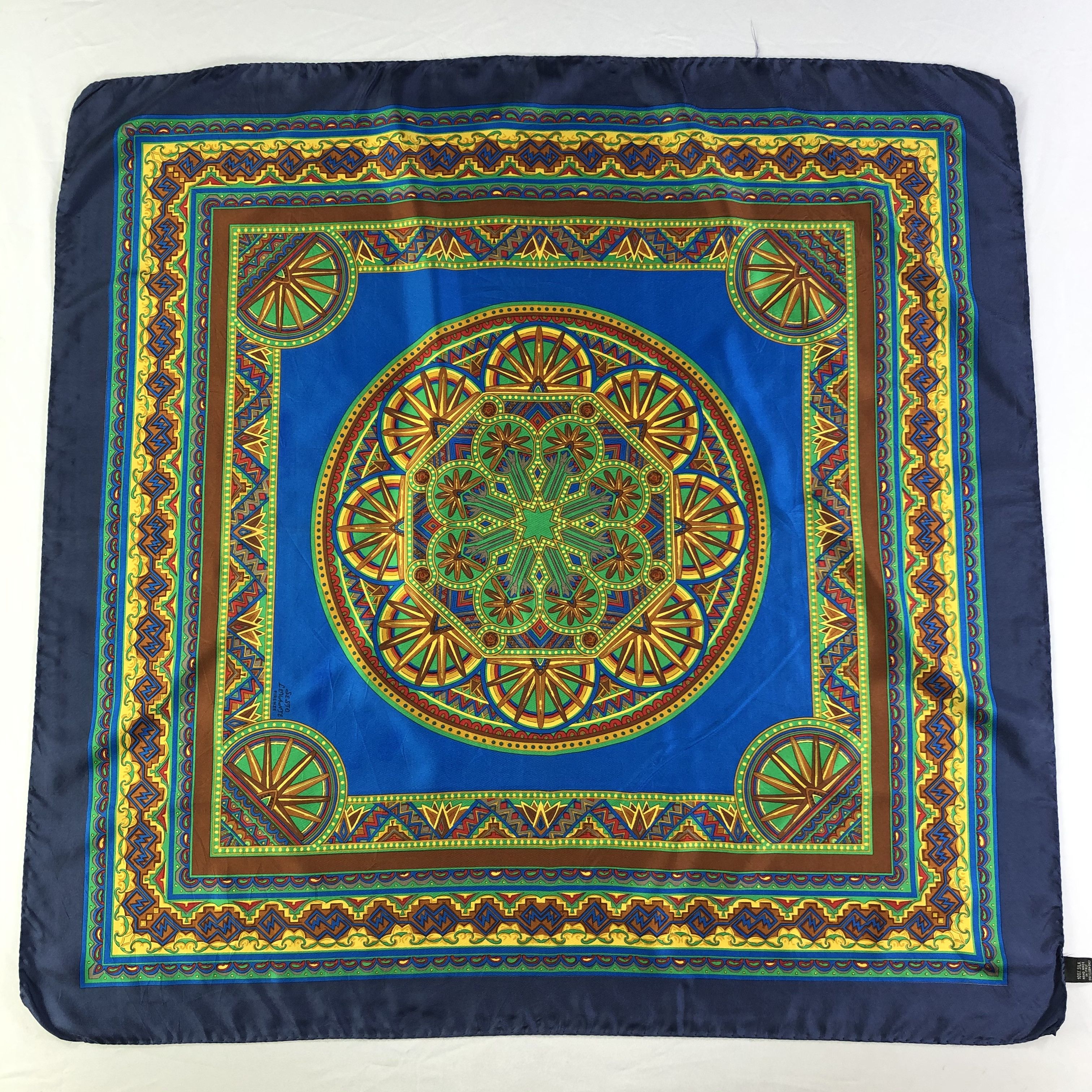 Vintage Vintage Silk Scarf Size ONE SIZE - 2 Thumbnail