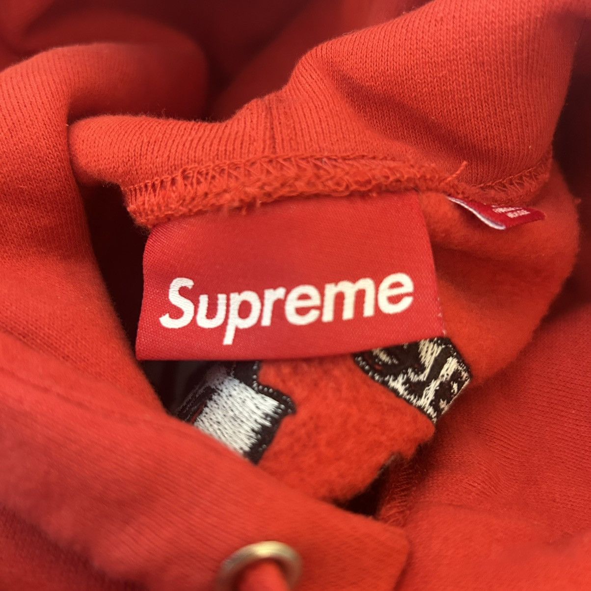Supreme Supreme Wild Embroidered Hooded Sweatshirt Red Medium Size US M / EU 48-50 / 2 - 5 Thumbnail