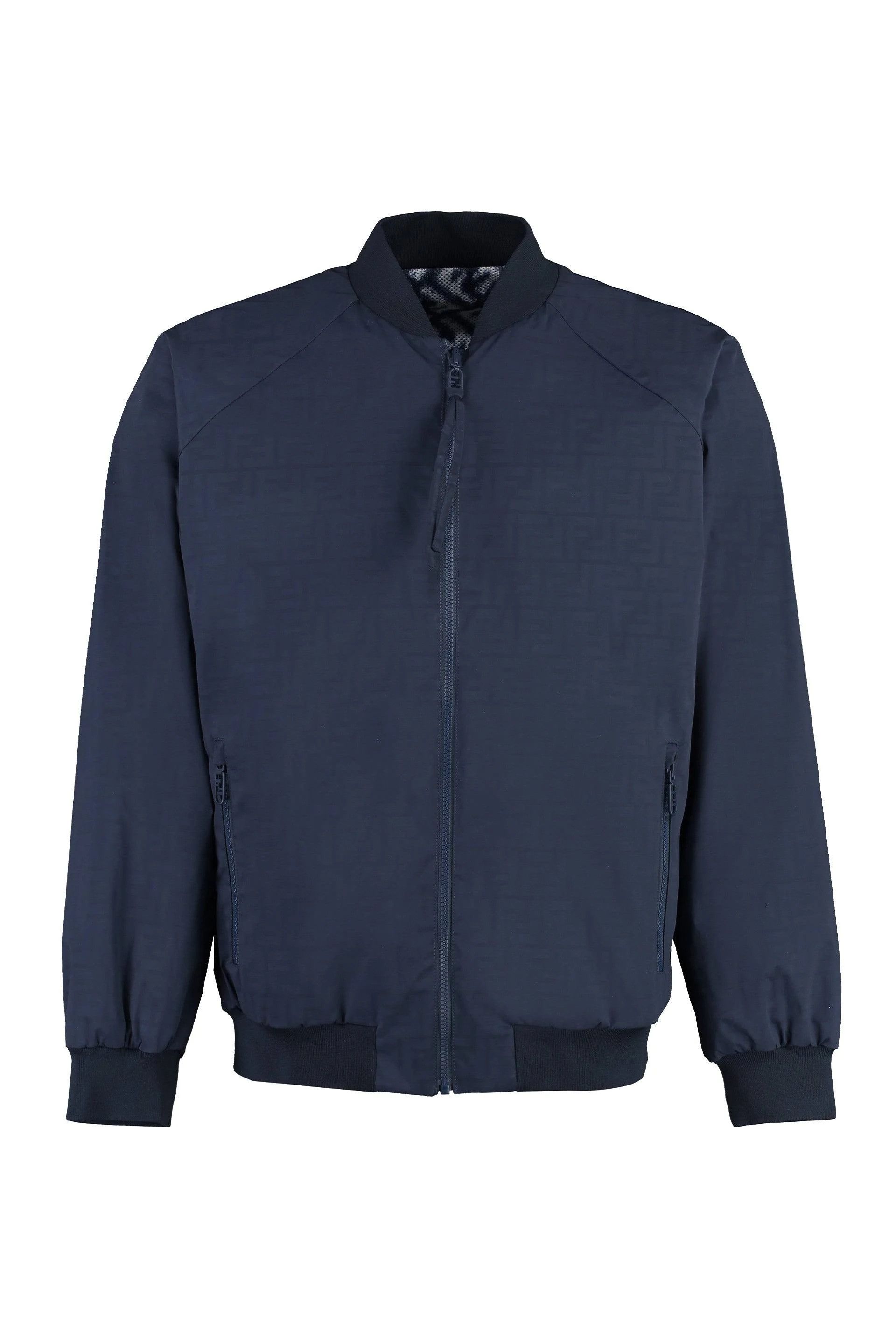 Fendi o1loc1c0824 Bomber Jacket in Blue Size US M / EU 48-50 / 2 - 1 Thumbnail