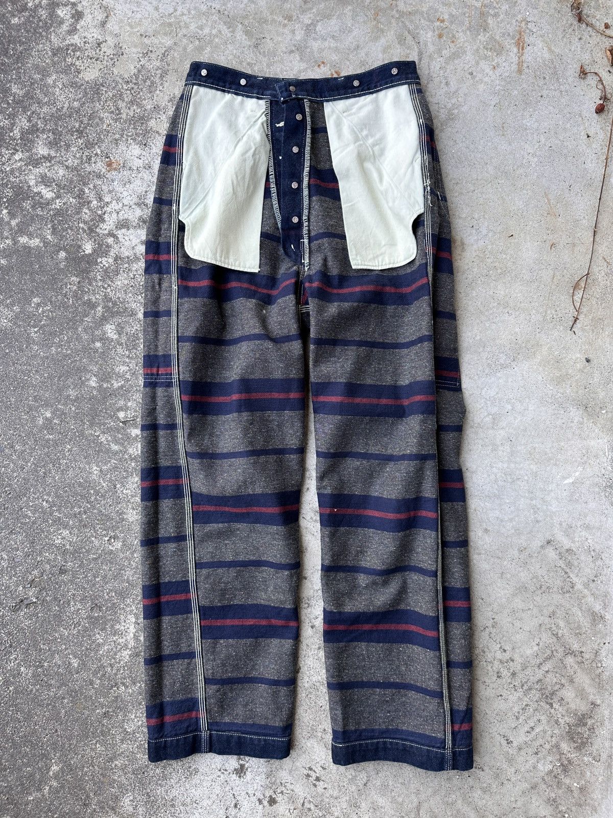 Winday Lumber Lumberjack Blanket Striped carpenter denim