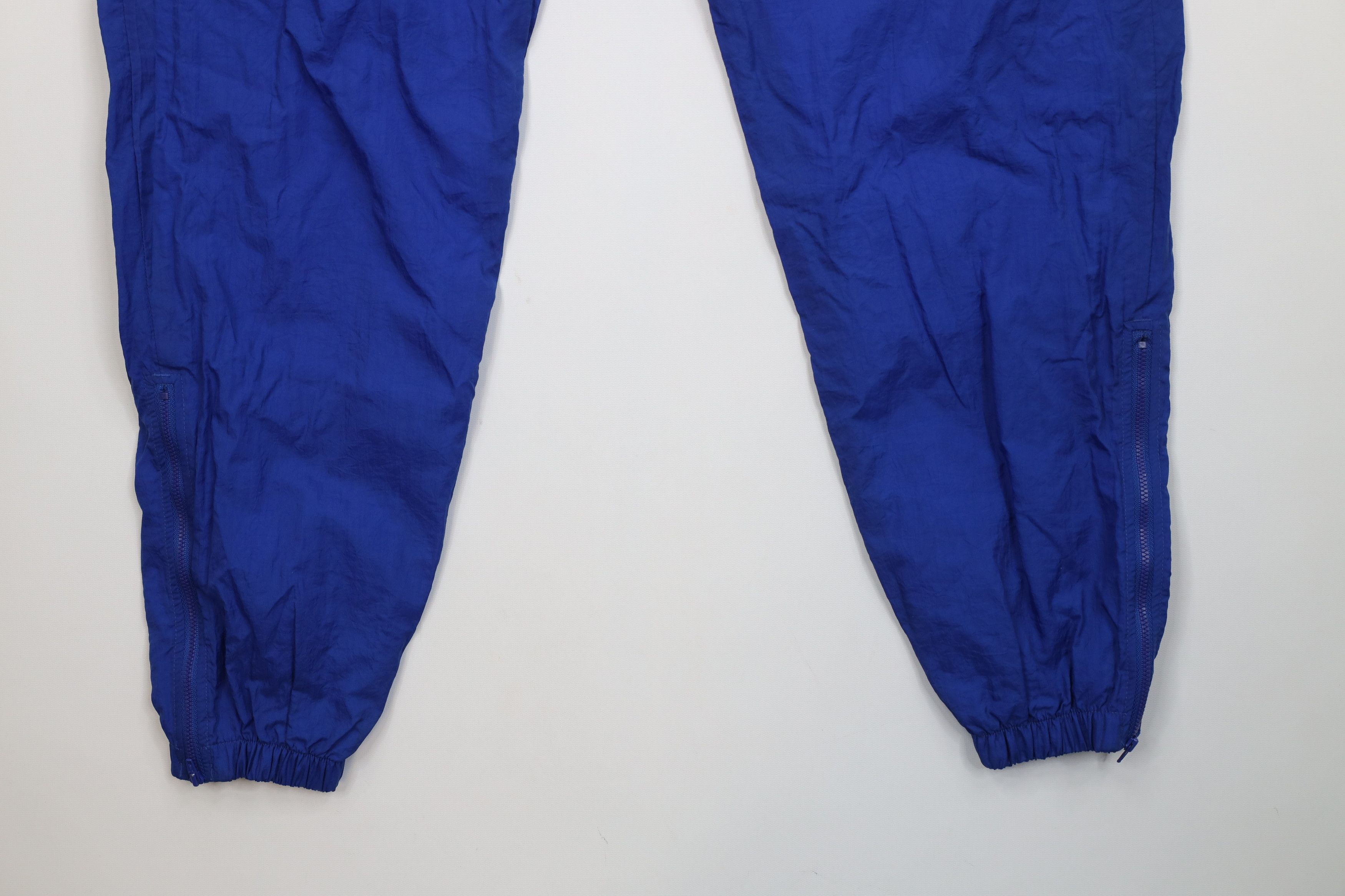 Vintage Vintage 90s Streetwear Lined Windbreaker Joggers Pants Blue Size US 34 / EU 50 - 4 Thumbnail