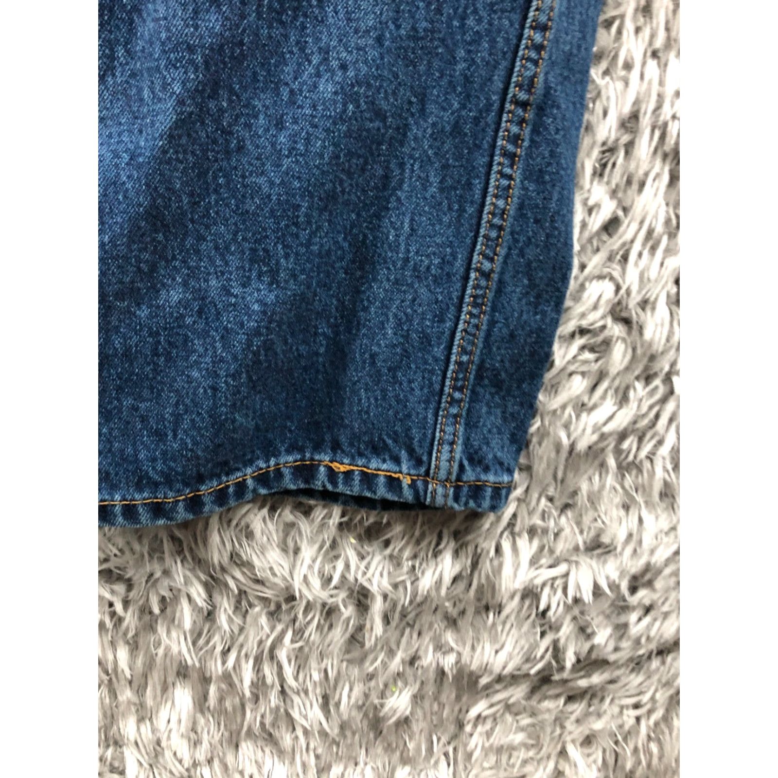 Levi's Levi's 505 Straight Jeans Size 38x30 Mens Mid Rise Medium Wash Blue Size US 38 / EU 54 - 7 Thumbnail