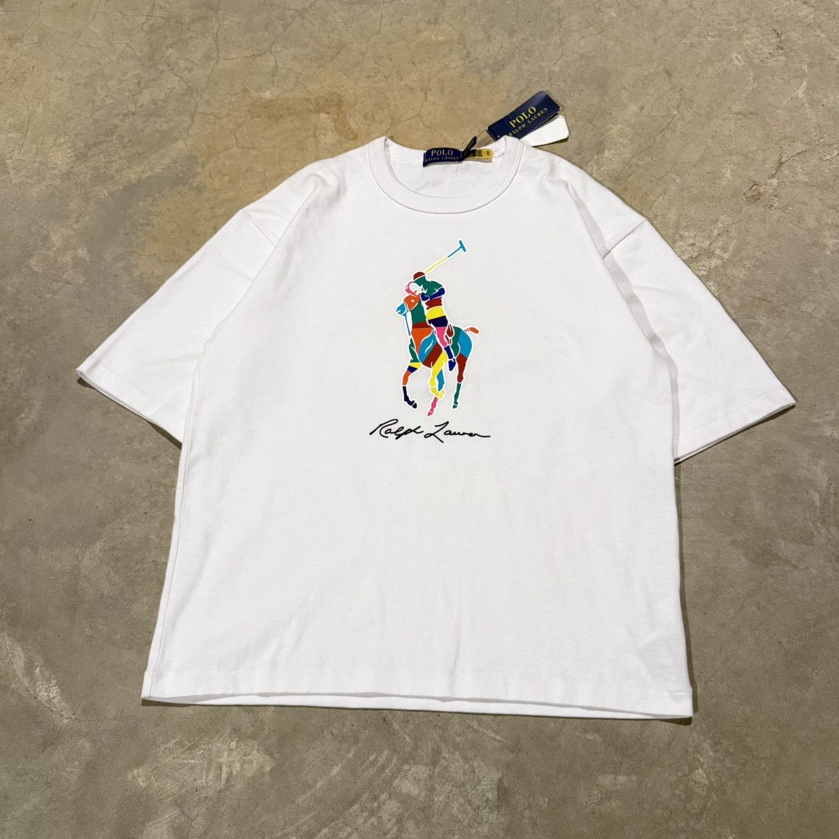 Polo Ralph Lauren Brand New Polo Ralph Lauren Colorblocked Big Pony Tee Size US S / EU 44-46 / 1 - 2 Thumbnail