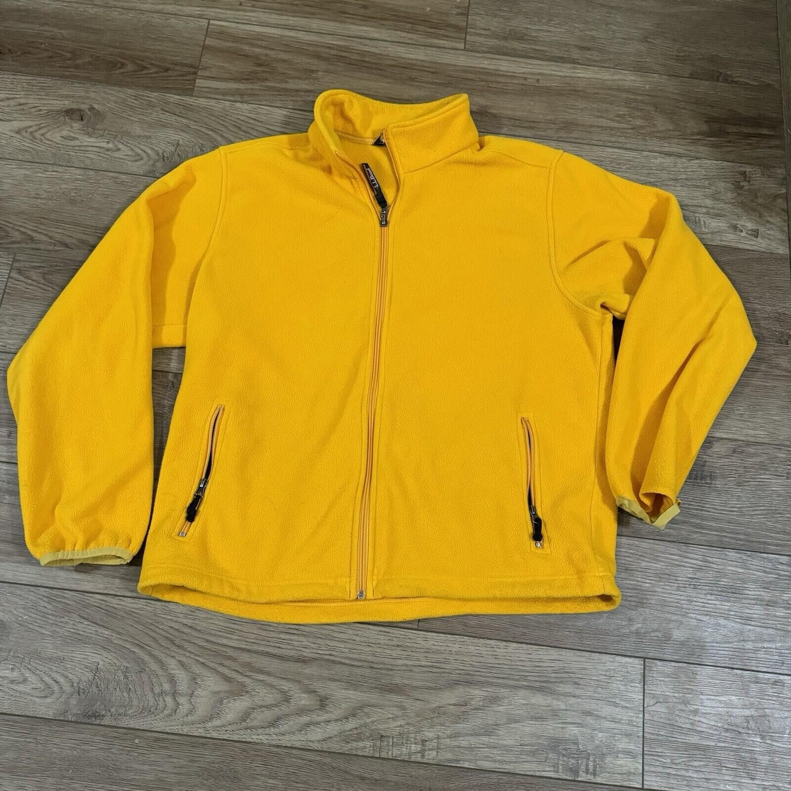L.L. Bean Vintage 90s Y2K L.L. Bean Fleece Yellow Jacket Gorpcore Size US L / EU 52-54 / 3 - 1 Thumbnail