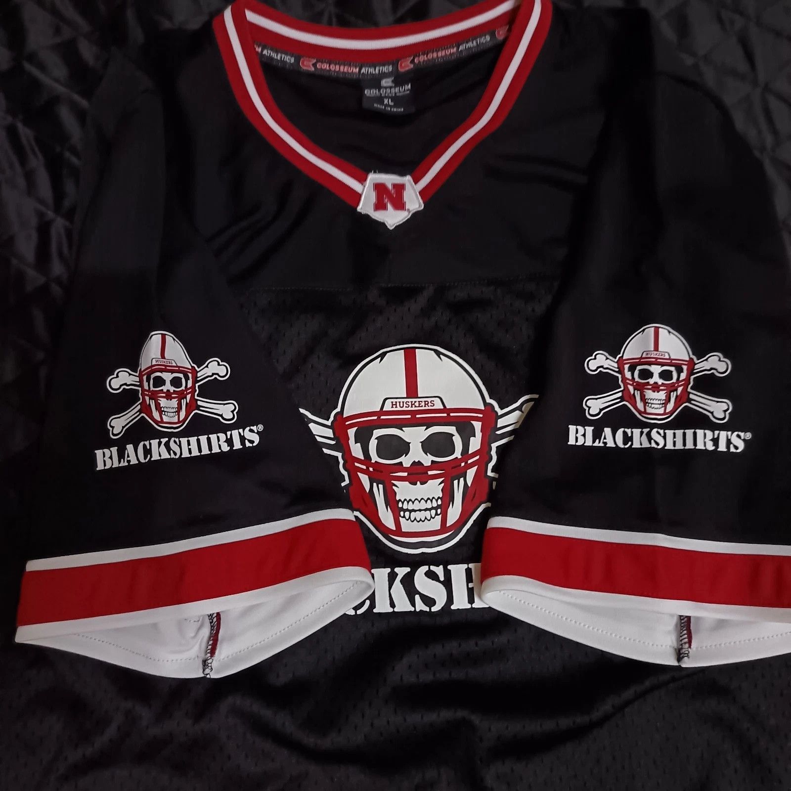 Colosseum Athletics Colosseum Nebraska Cornhuskers Blackshirts Football Jersey Size US XL / EU 56 / 4 - 6 Thumbnail