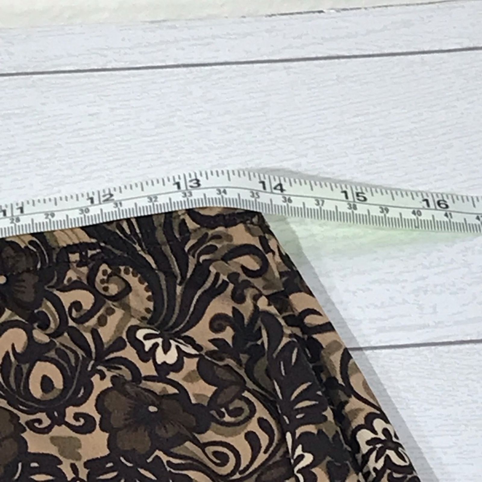 Other Studio I Brown Floral Skirt Set Size 10 Size 32" / US 10 / IT 46 - 13 Thumbnail
