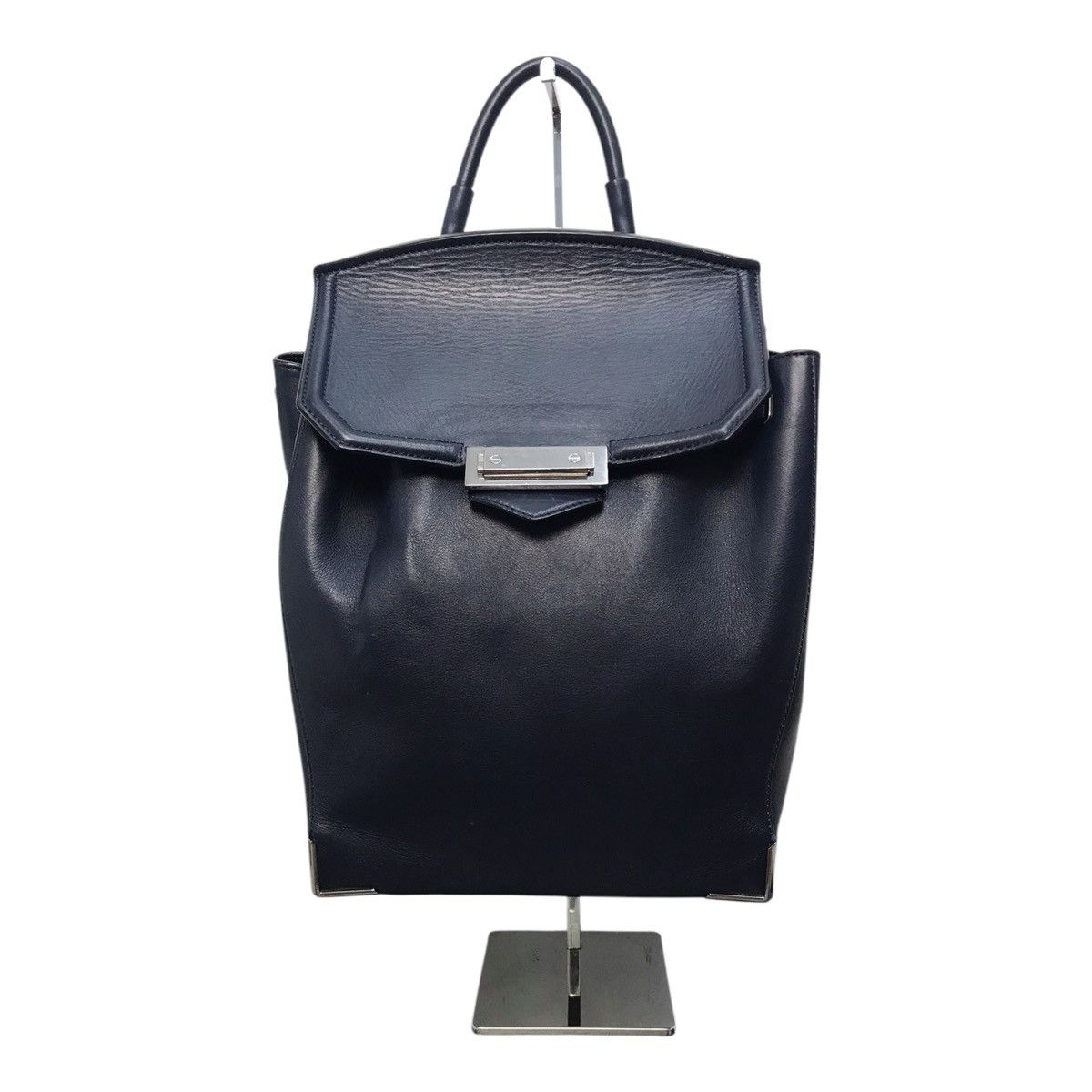 Alexander Wang Alexander wang Dark Blue Leather Bagpack Size ONE SIZE - 6 Thumbnail