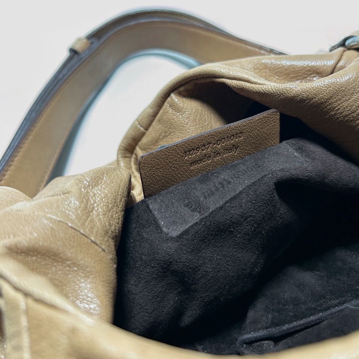 Yves Saint Laurent Fall Winter 2003 Nadja Rose Hobo Shoulder Bag Camel/Tan Size ONE SIZE - 8 Thumbnail