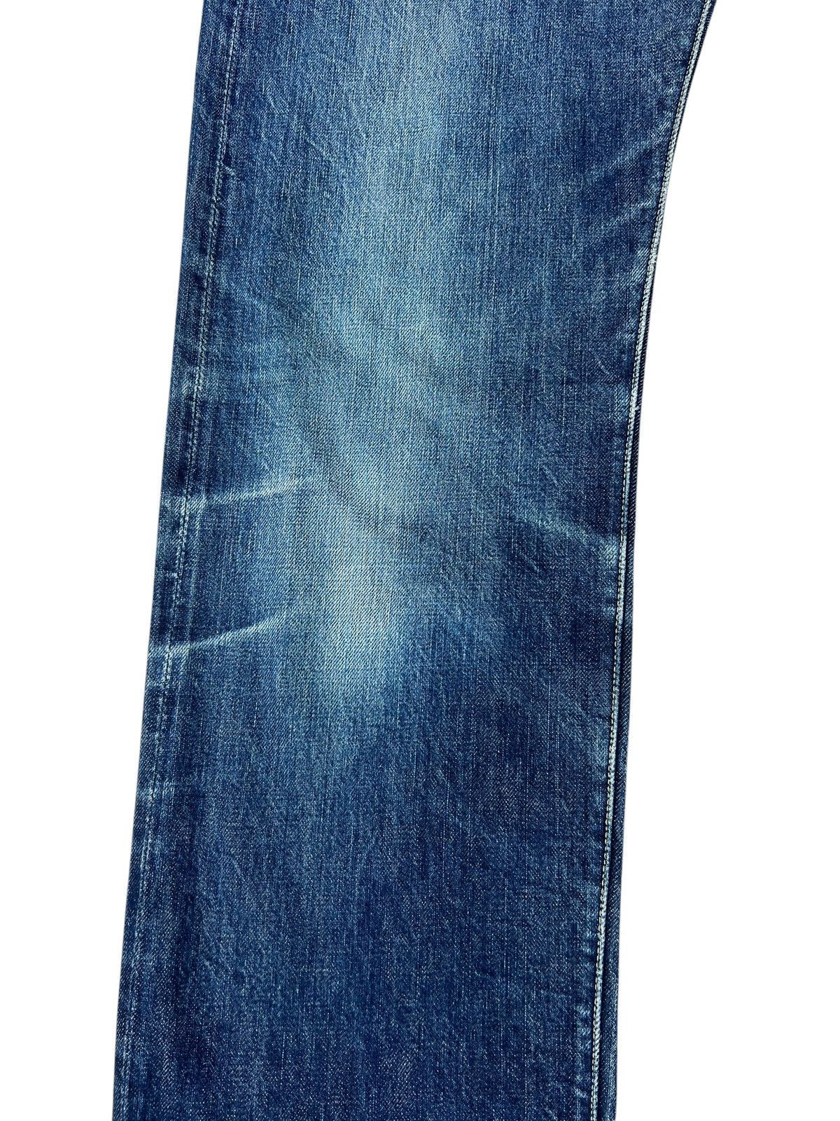 Denime Vintage GLEEM Clothing Japan Dirty Mud Denim Selvedge Jeans Size US 33 - 7 Thumbnail