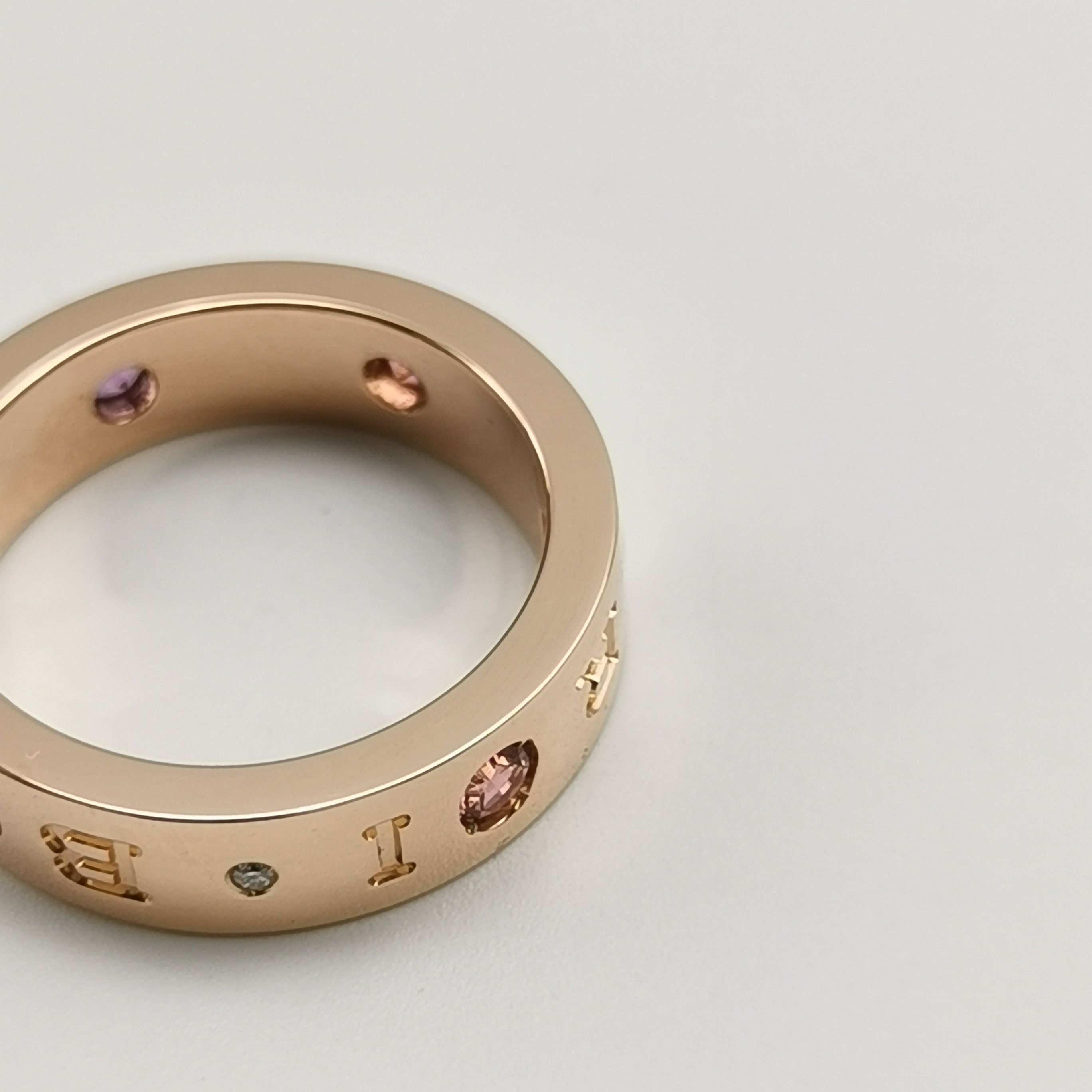 Bvlgari Bvlgari Bvlgari Bvlgari 18K rose gold diamond gemstone doub Size ONE SIZE - 6 Thumbnail