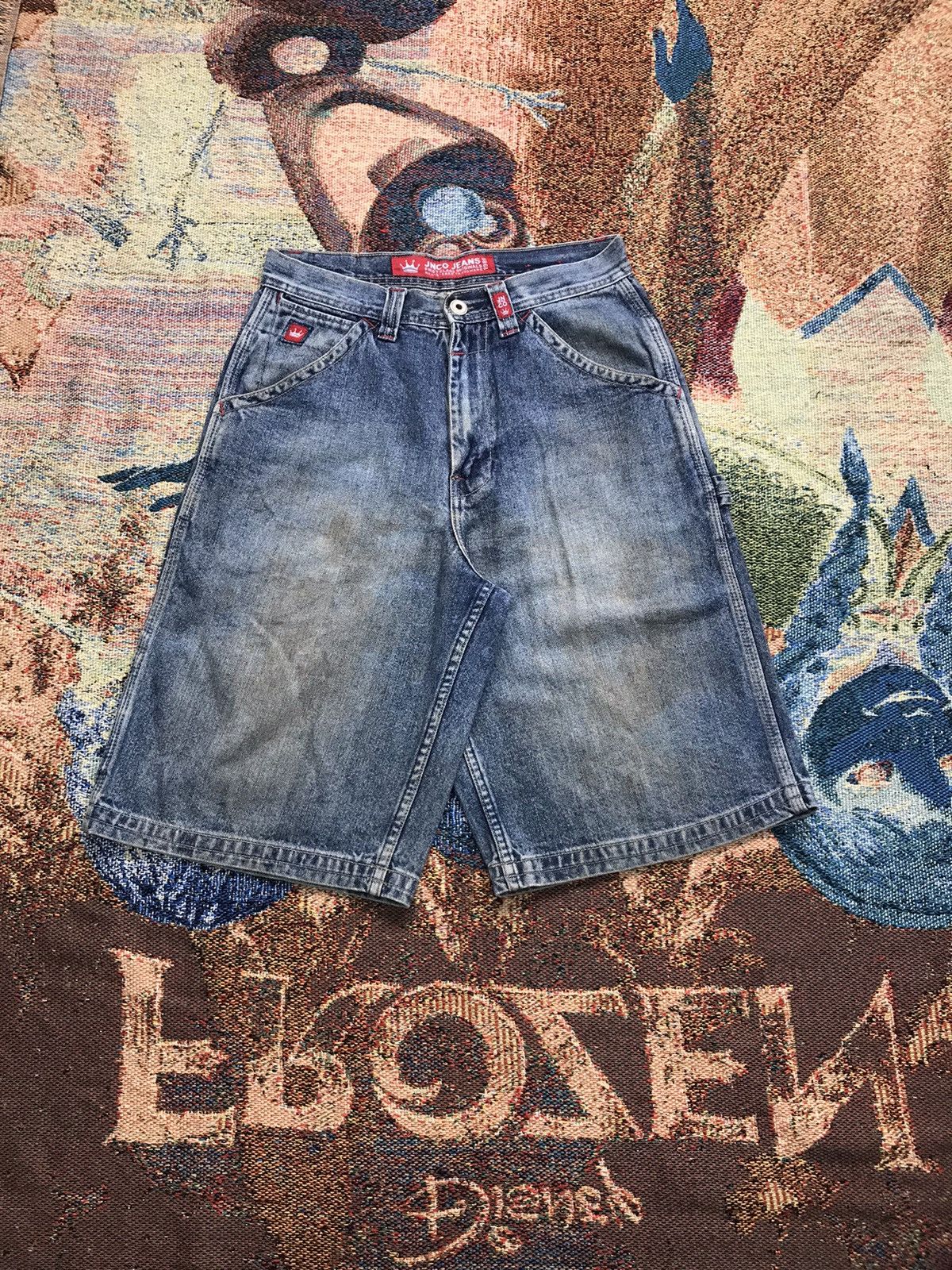JNCO Vintage Jnco carpenter embroidered jort Size US 30 / EU 46 - 2 Thumbnail