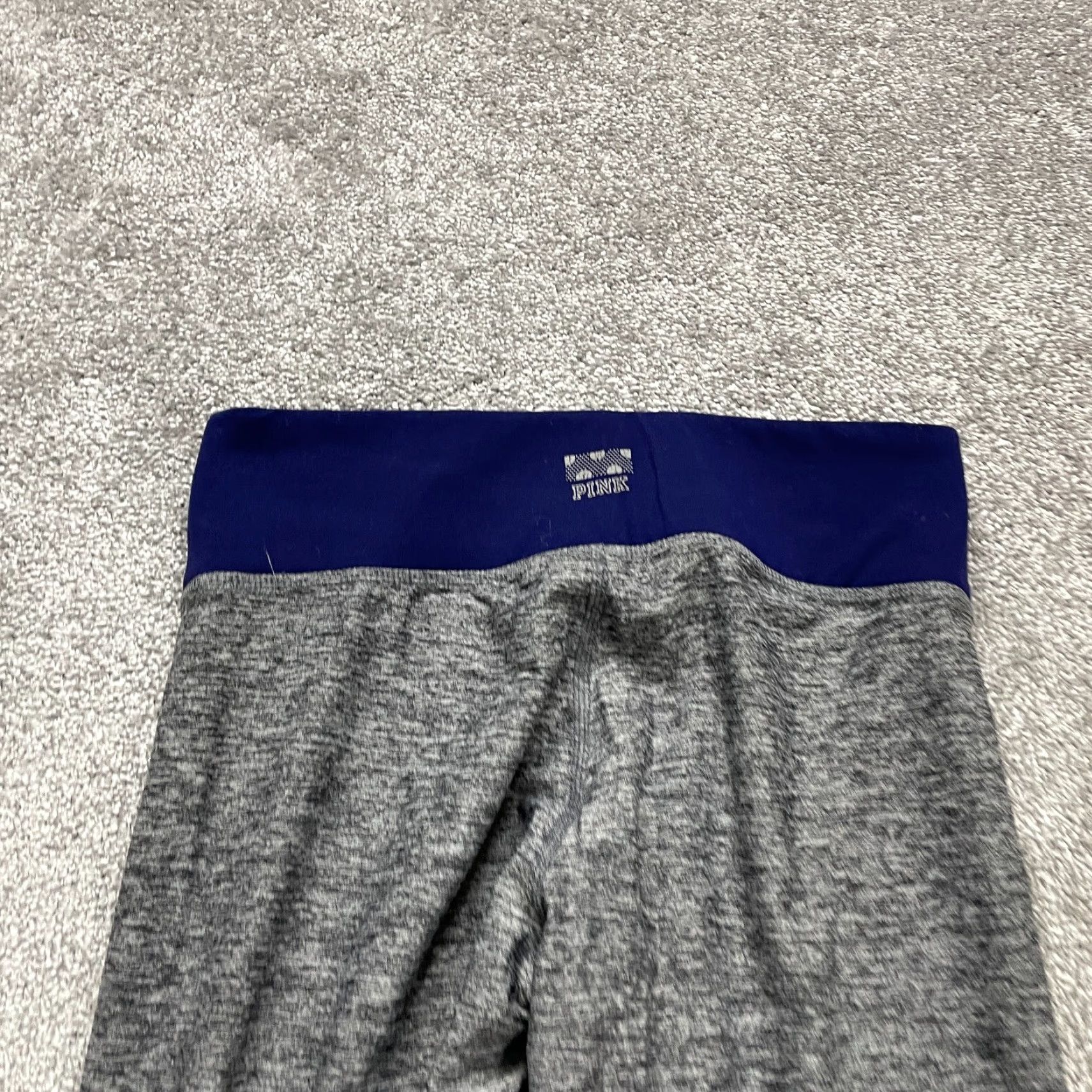 Victoria's Secret Victoria's Secret Pink Leggings Womens PS Petite Gray Blue Graphic Size 28" / US 6 / IT 42 - 3 Thumbnail