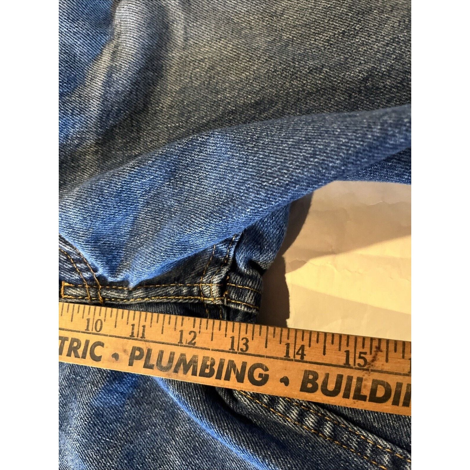 Levi's Levi’s 550 Mens 38x29 Relaxed Denim Jeans Blue Distressed Size US 38 / EU 54 - 9 Thumbnail