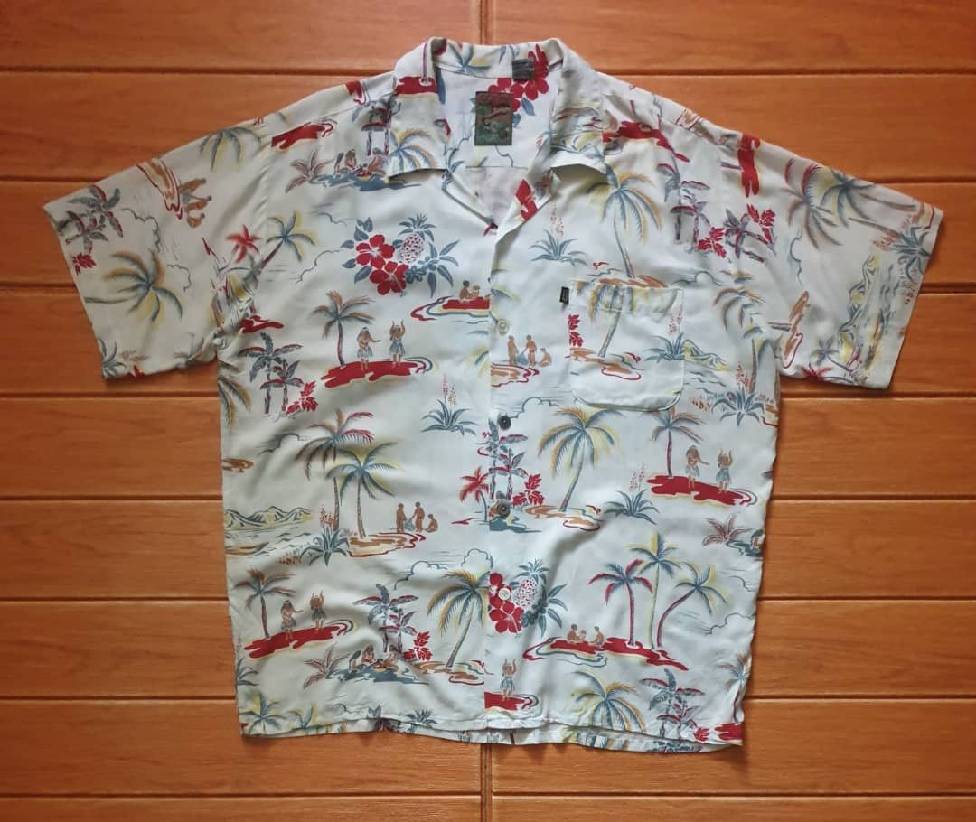Japanese Brand Pineapple Connection 100% Rayon Hawaiian Shirt Size US XL / EU 56 / 4 - 1 Thumbnail