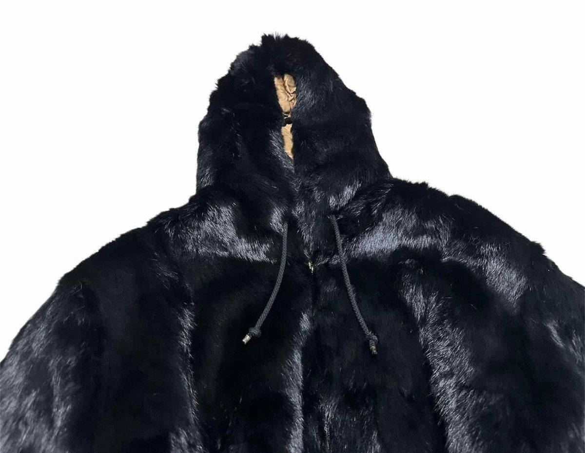 Japanese Brand 🔥Sick Y2K Japanese Rabbit Fur Zip Hoodie Jacket Bomber Size US L / EU 52-54 / 3 - 4 Thumbnail