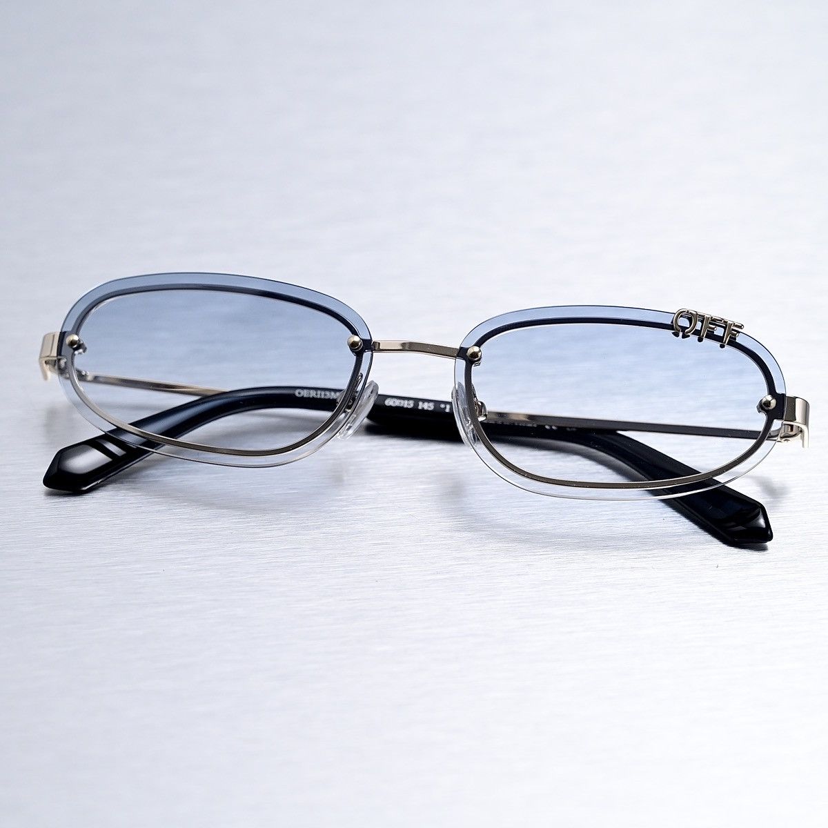 Off-White OFF WHITE MIAMI GOLD GRADIENT BLUE SUNGLASSES Size ONE SIZE - 11 Thumbnail