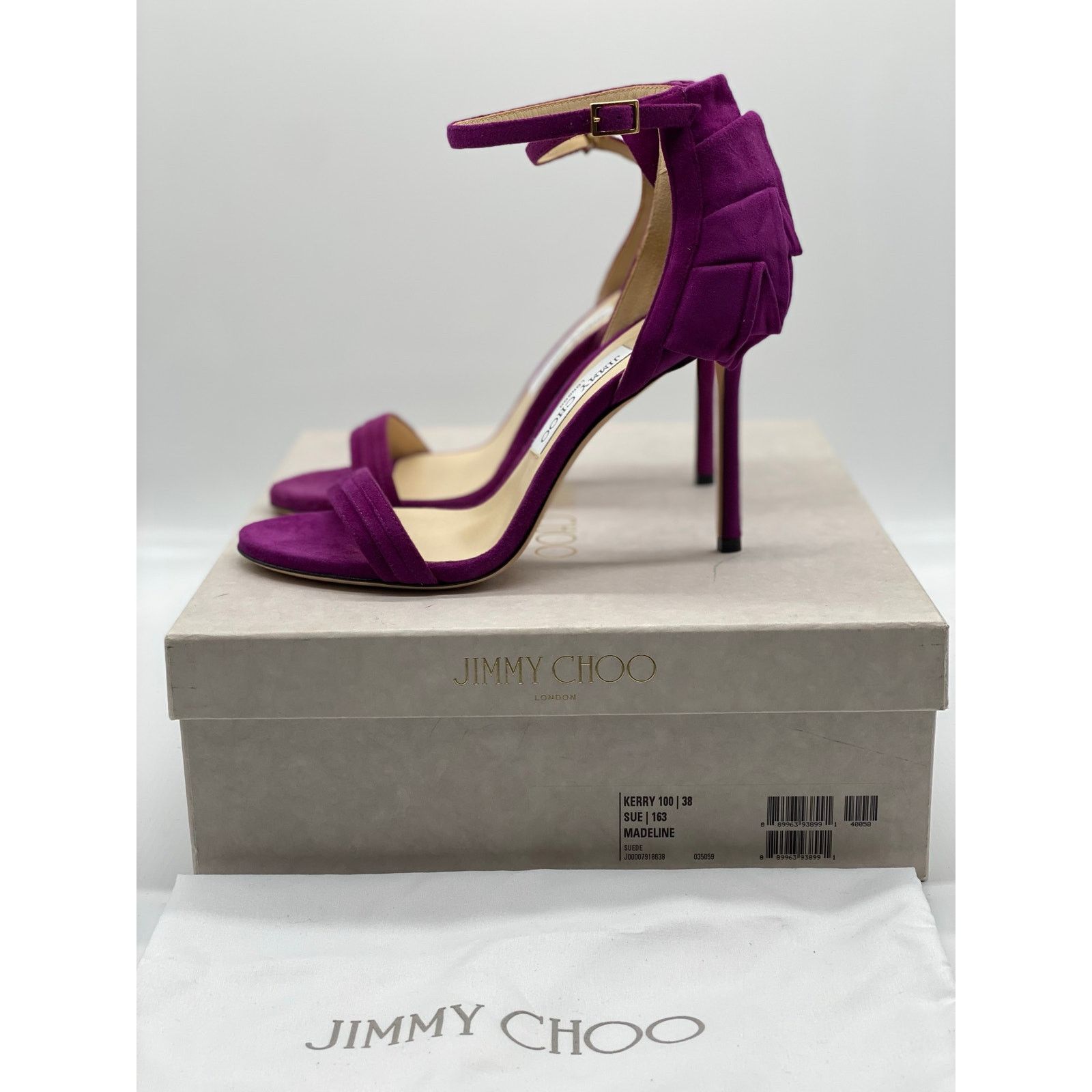 Jimmy Choo Jimmy Choo Kerry 100 Sandals Madeline (Blush Pink) sz. 38 EU Size US 8 / IT 38 - 7 Thumbnail