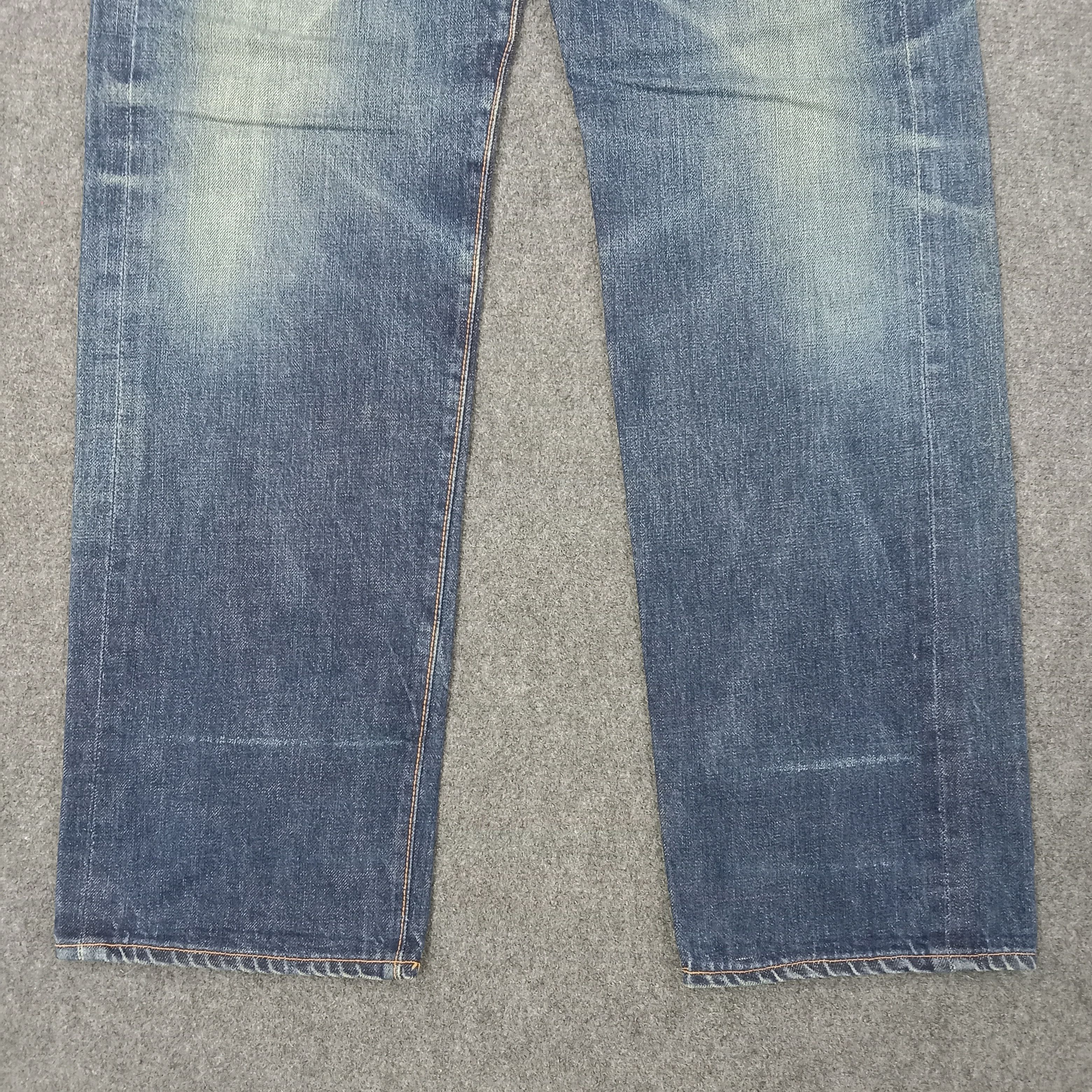 Japanese Brand Evis Japanese Brand Daicock Custom Art Denim Jeans C244N22 Size US 30 / EU 46 - 9 Thumbnail