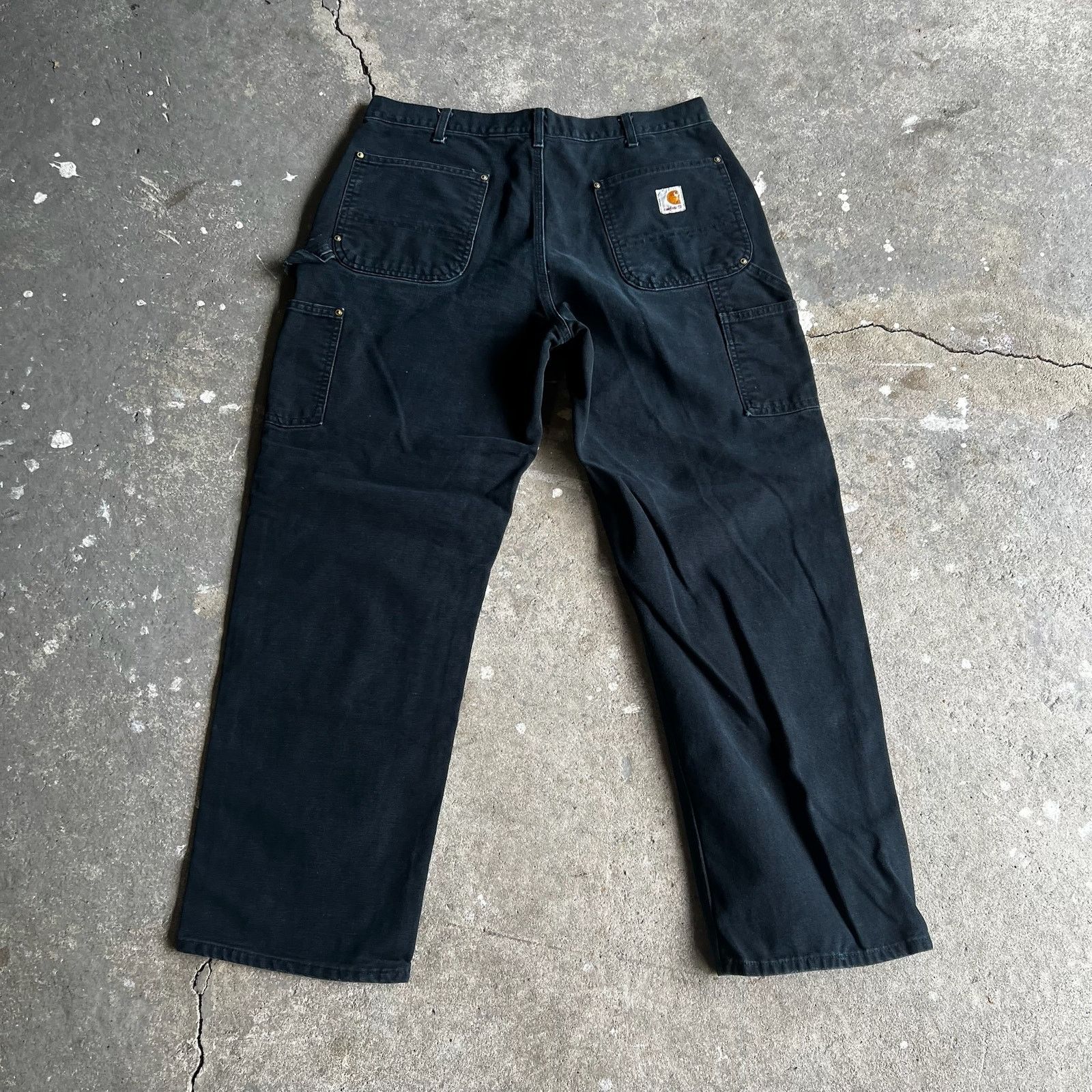 Carhartt × Vintage Carhartt black double knee work wear carpenter pants Size US 34 / EU 50 - 4 Thumbnail