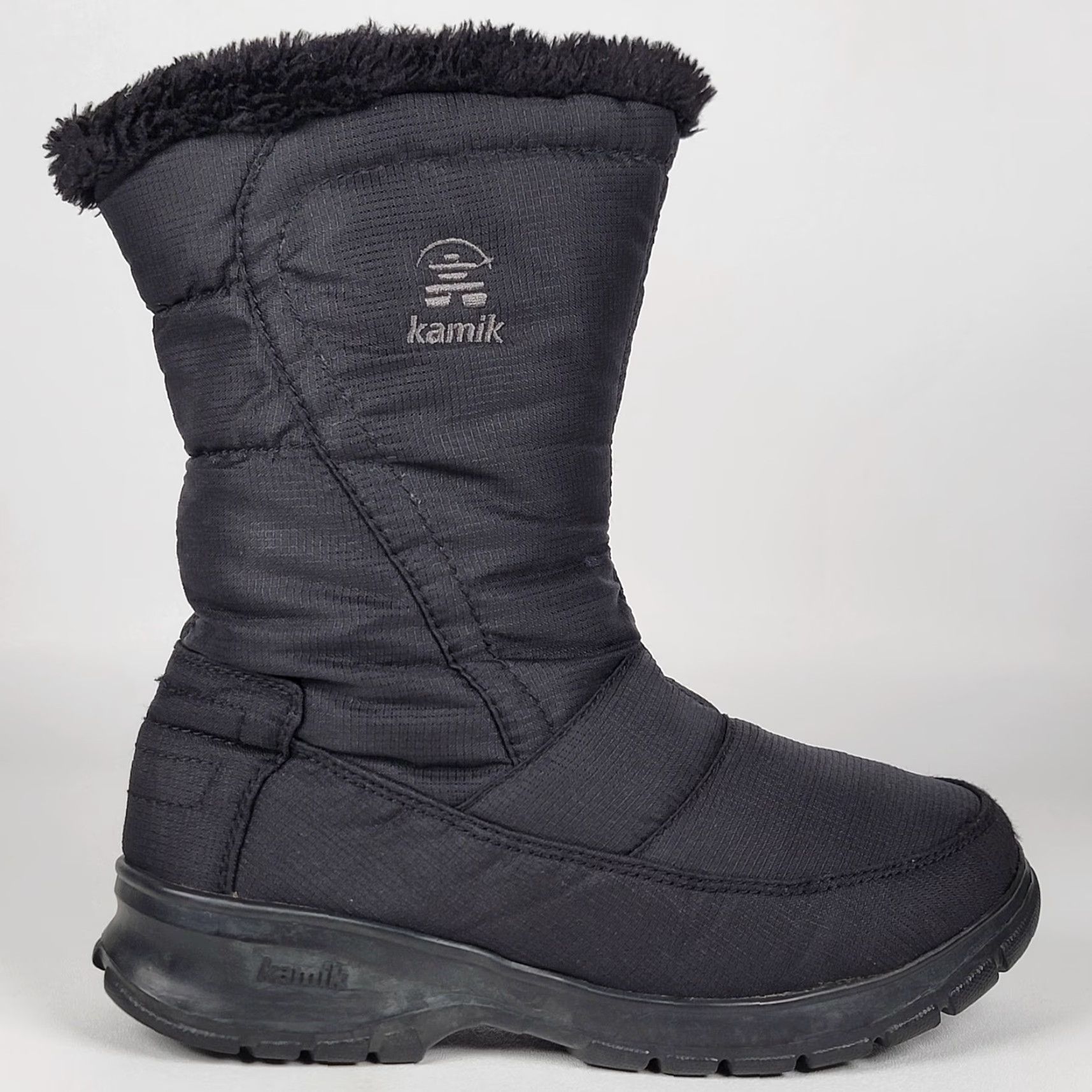 Vintage Kamik Boots Women Waterproof Thinsulate Insulated Side Zip Mid Calf Black 7 Winter Waterproof Boots Womens Size US 7 / IT 37 - 3 Thumbnail